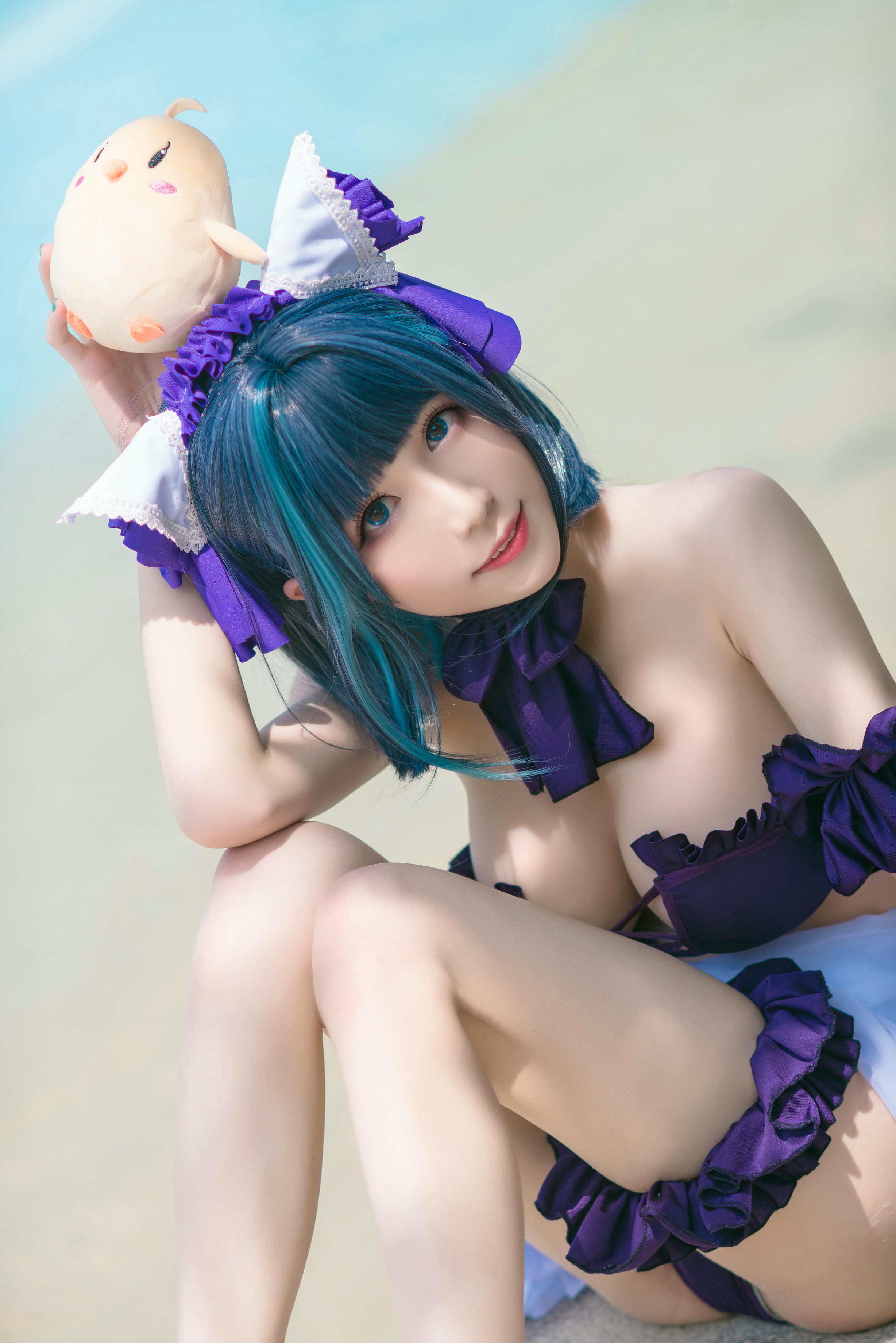 Tomoyo酱 NO.003 碧蓝 柴郡泳装 [18P-359MB]_第1集