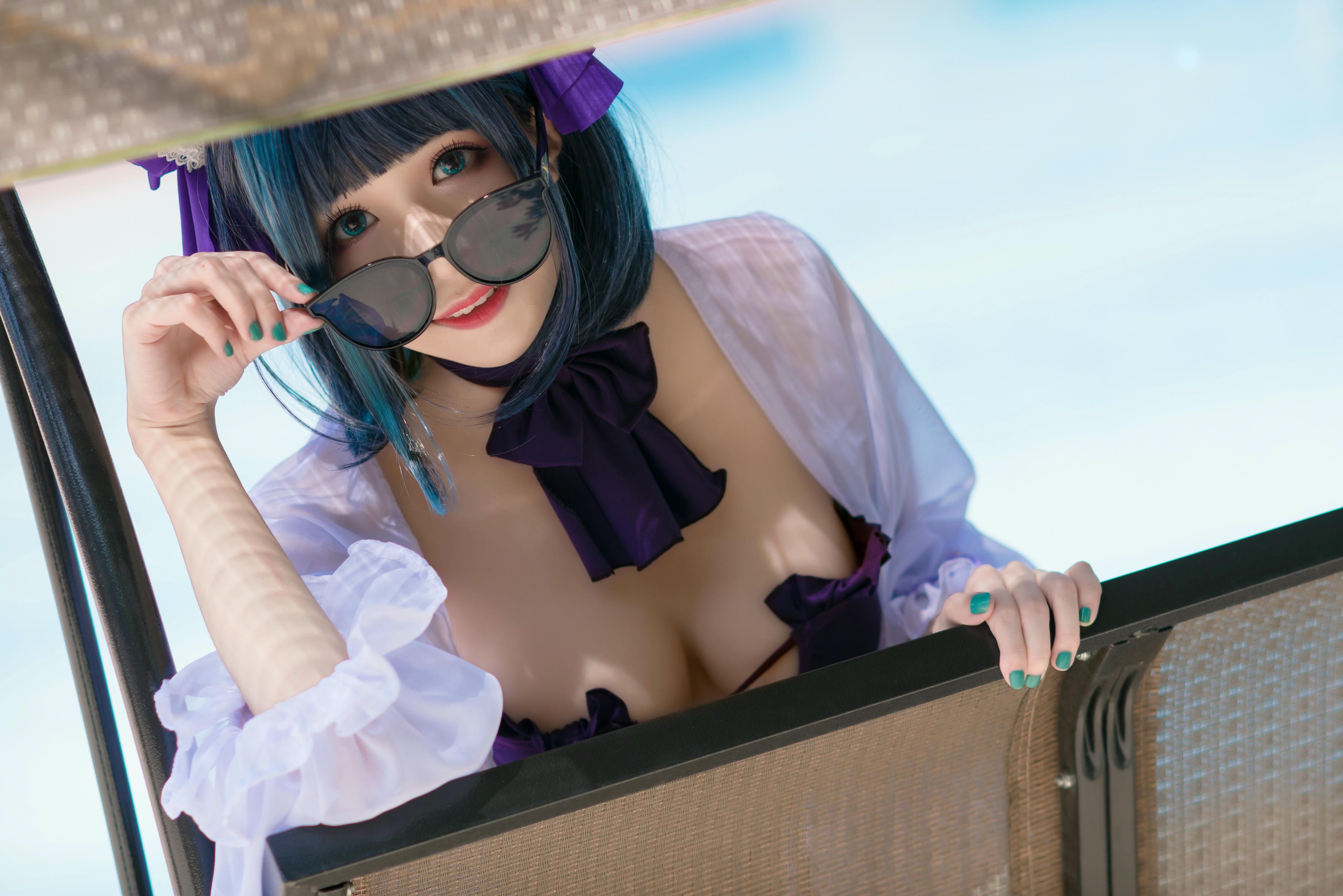 Tomoyo酱 NO.003 碧蓝 柴郡泳装 [18P-359MB]_第1集