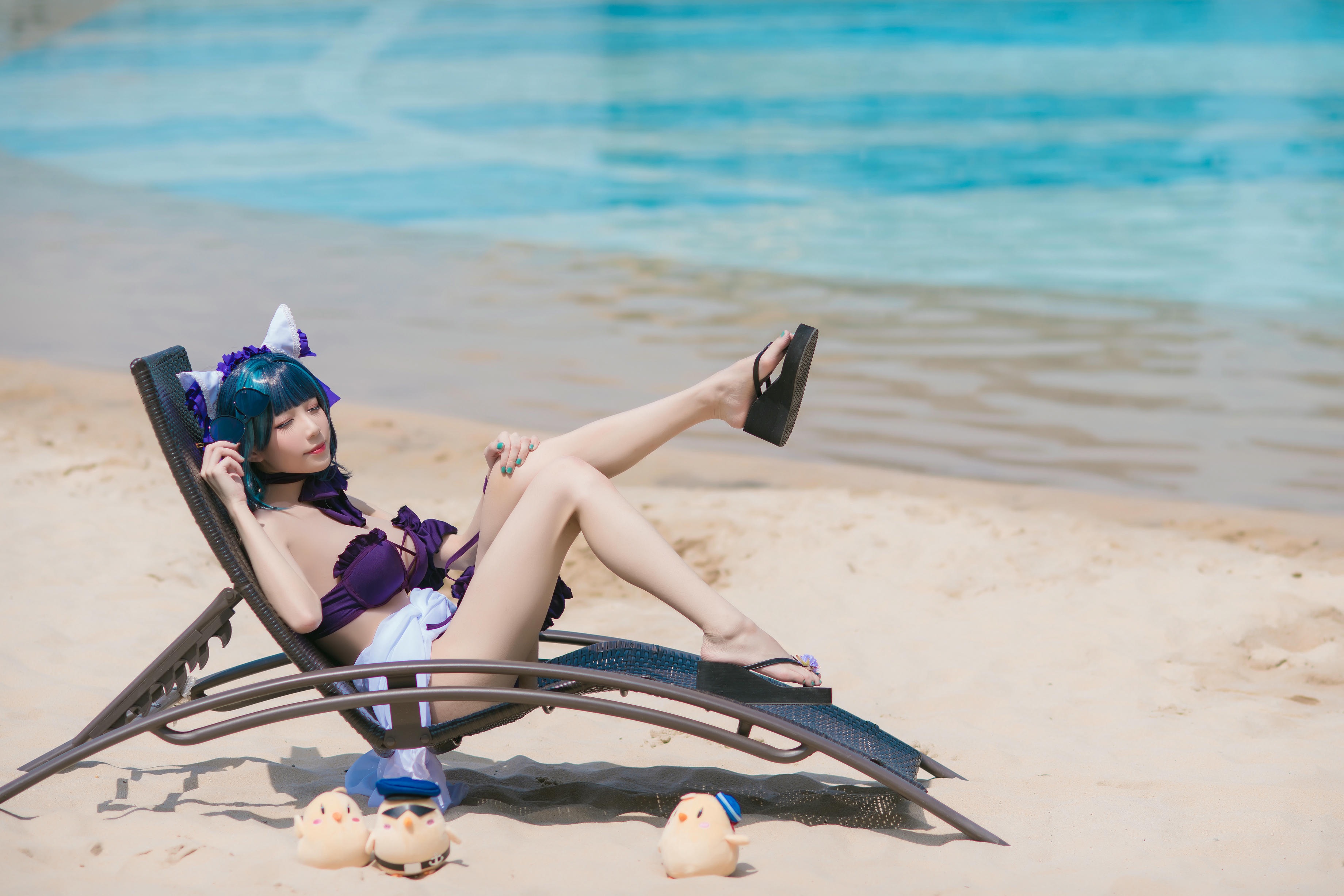 Tomoyo酱 NO.003 碧蓝 柴郡泳装 [18P-359MB]_第1集