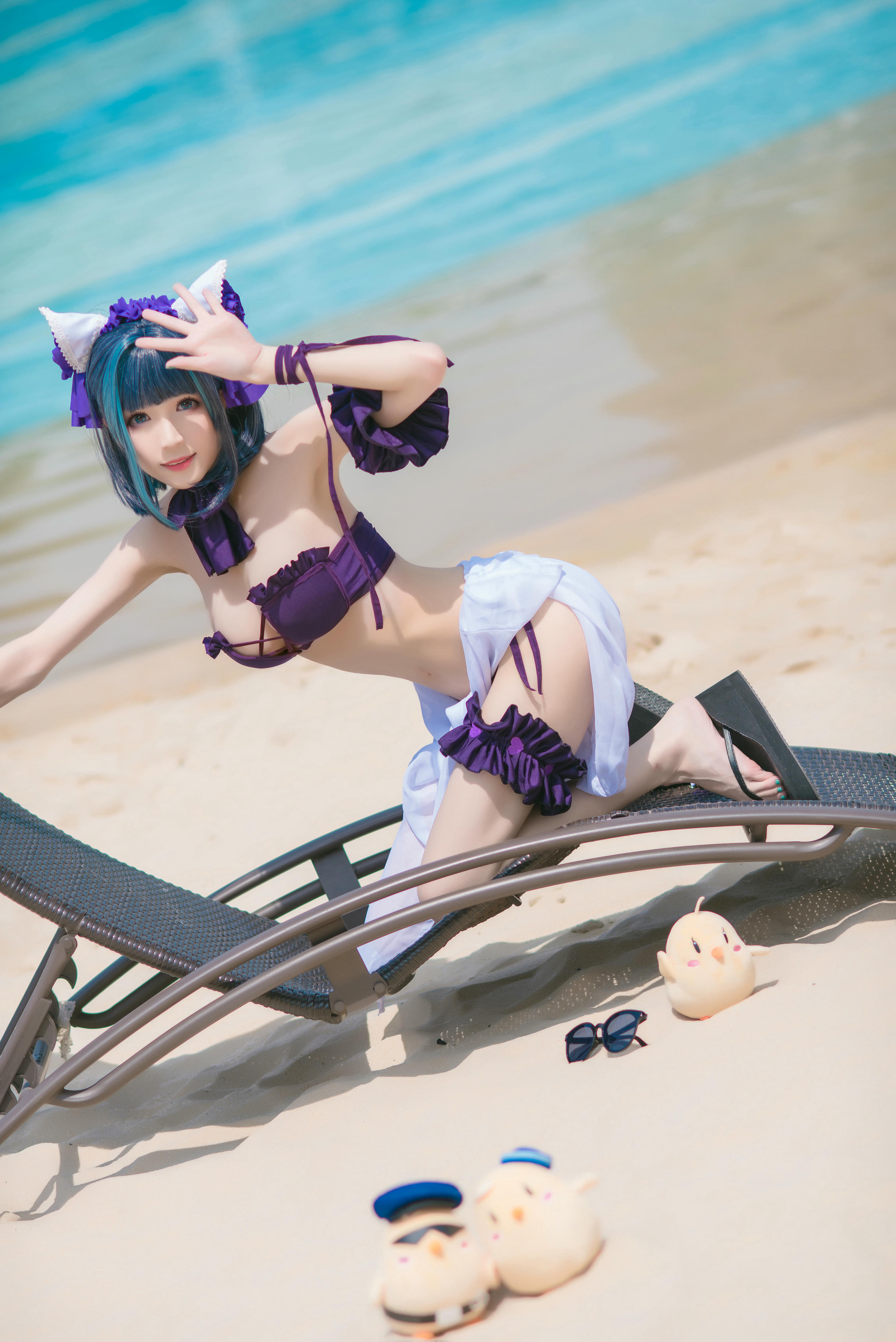 Tomoyo酱 NO.003 碧蓝 柴郡泳装 [18P-359MB]_第1集