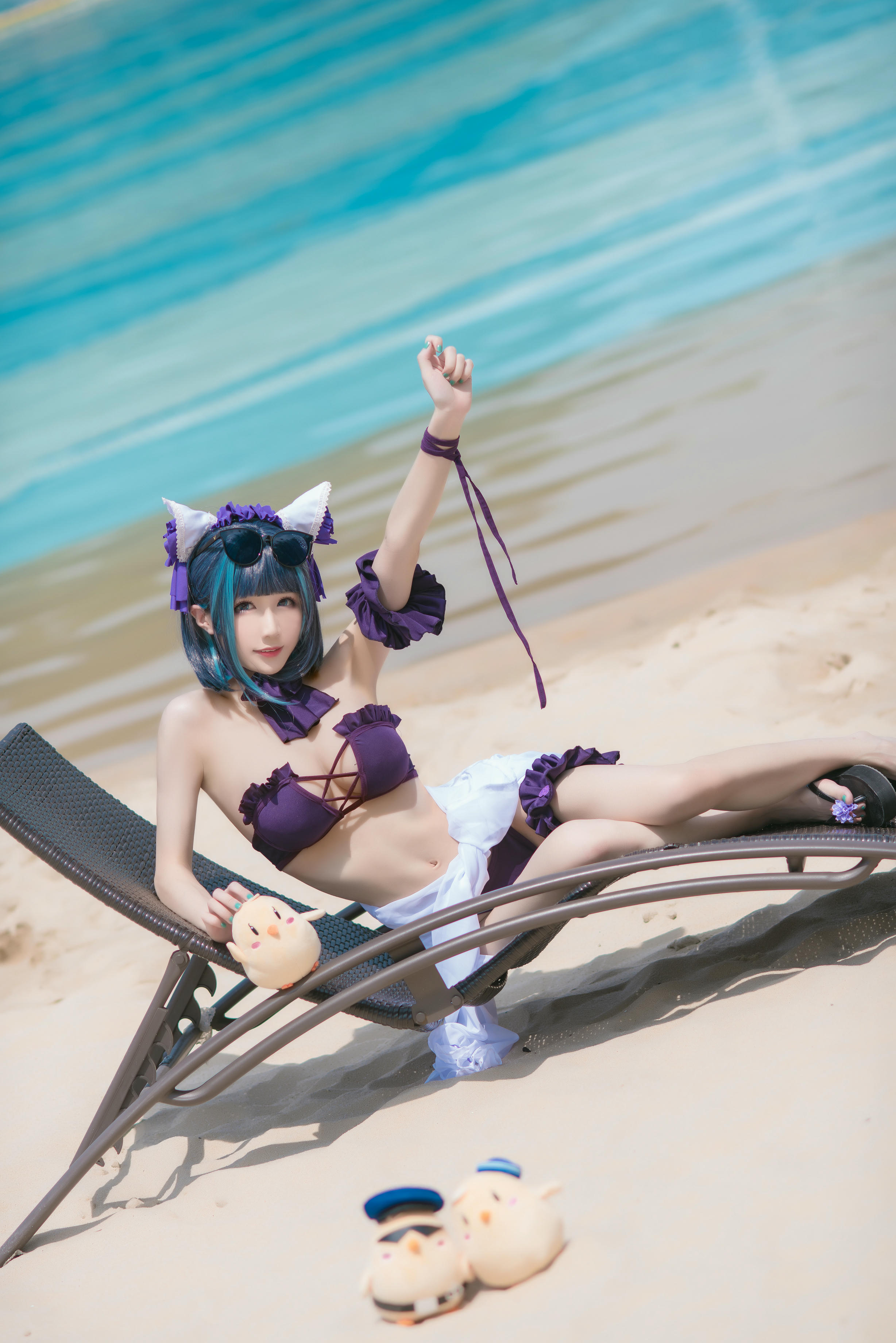 Tomoyo酱 NO.003 碧蓝 柴郡泳装 [18P-359MB]_第1集