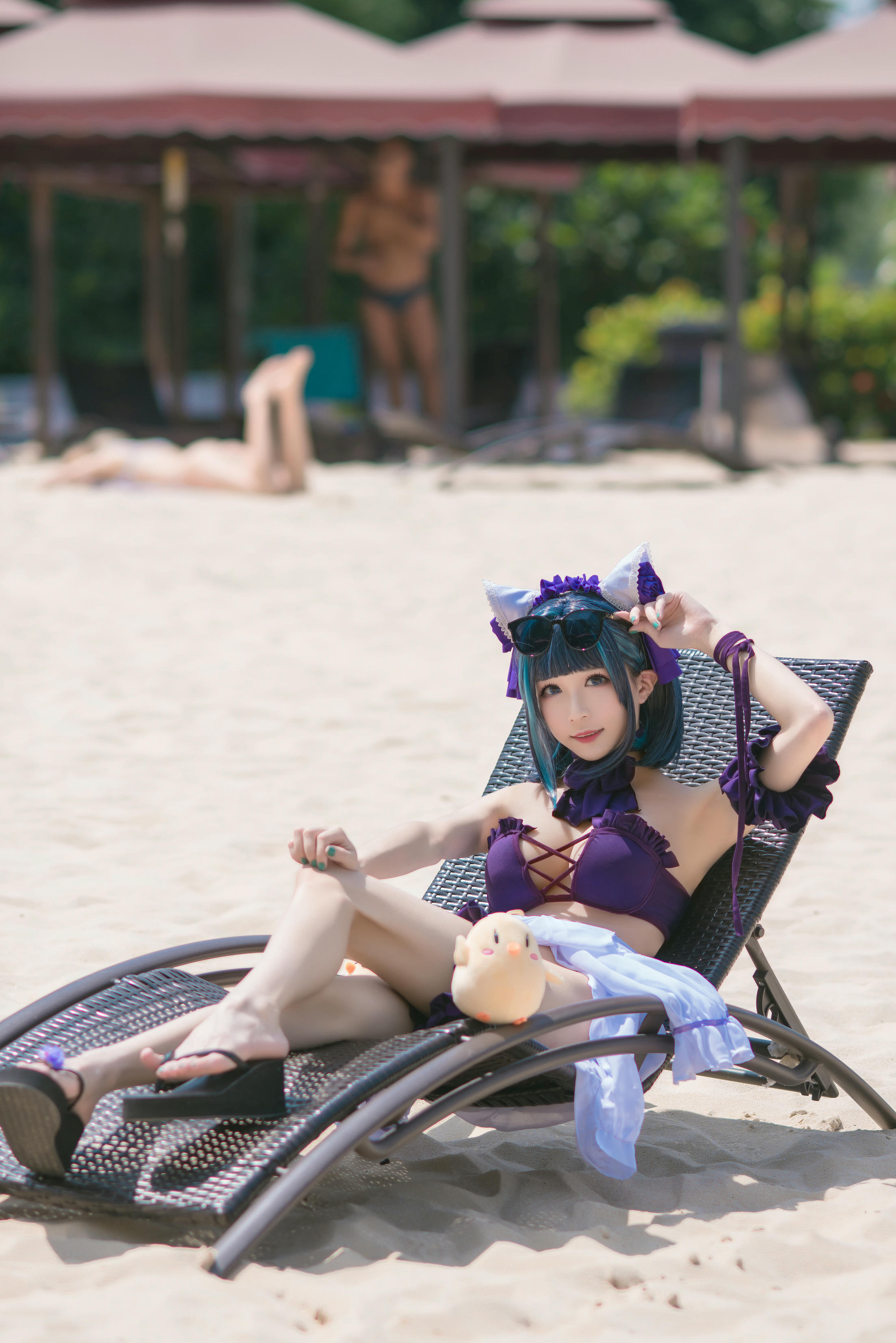 Tomoyo酱 NO.003 碧蓝 柴郡泳装 [18P-359MB]_第1集