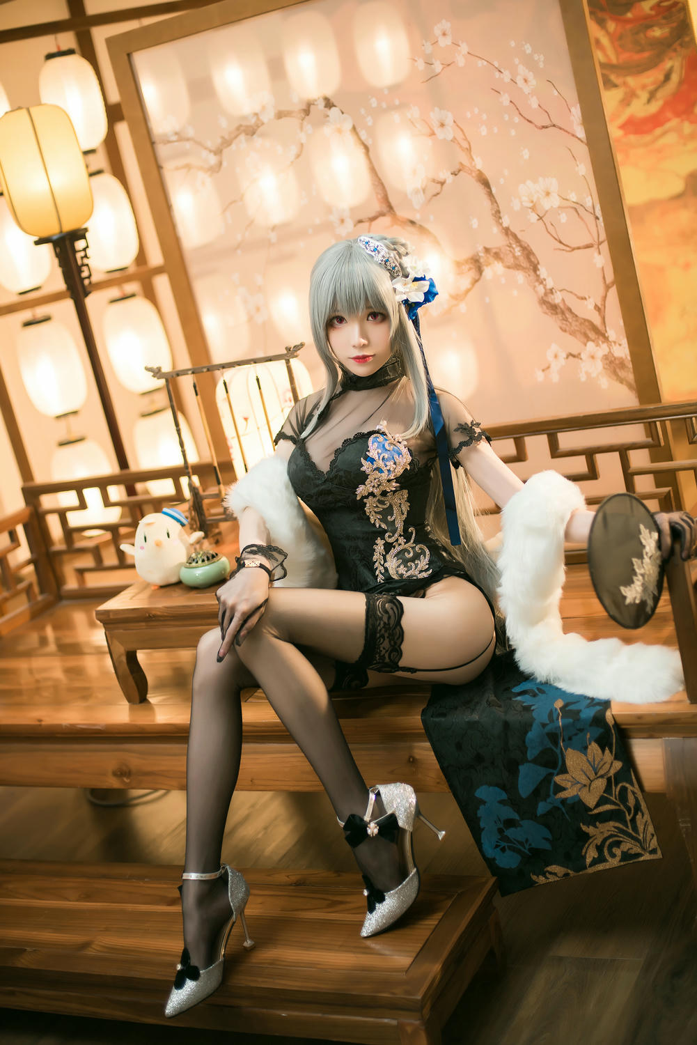 Tomoyo酱 NO.029 碧蓝-路易九世旗袍 [20P 76MB]_第1集