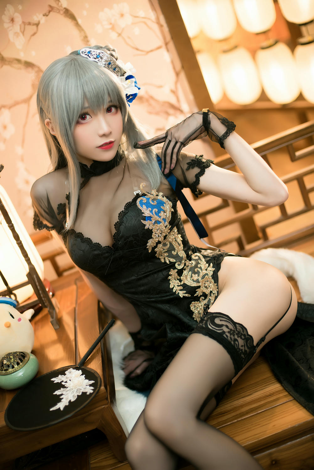 Tomoyo酱 NO.029 碧蓝-路易九世旗袍 [20P 76MB]_第1集