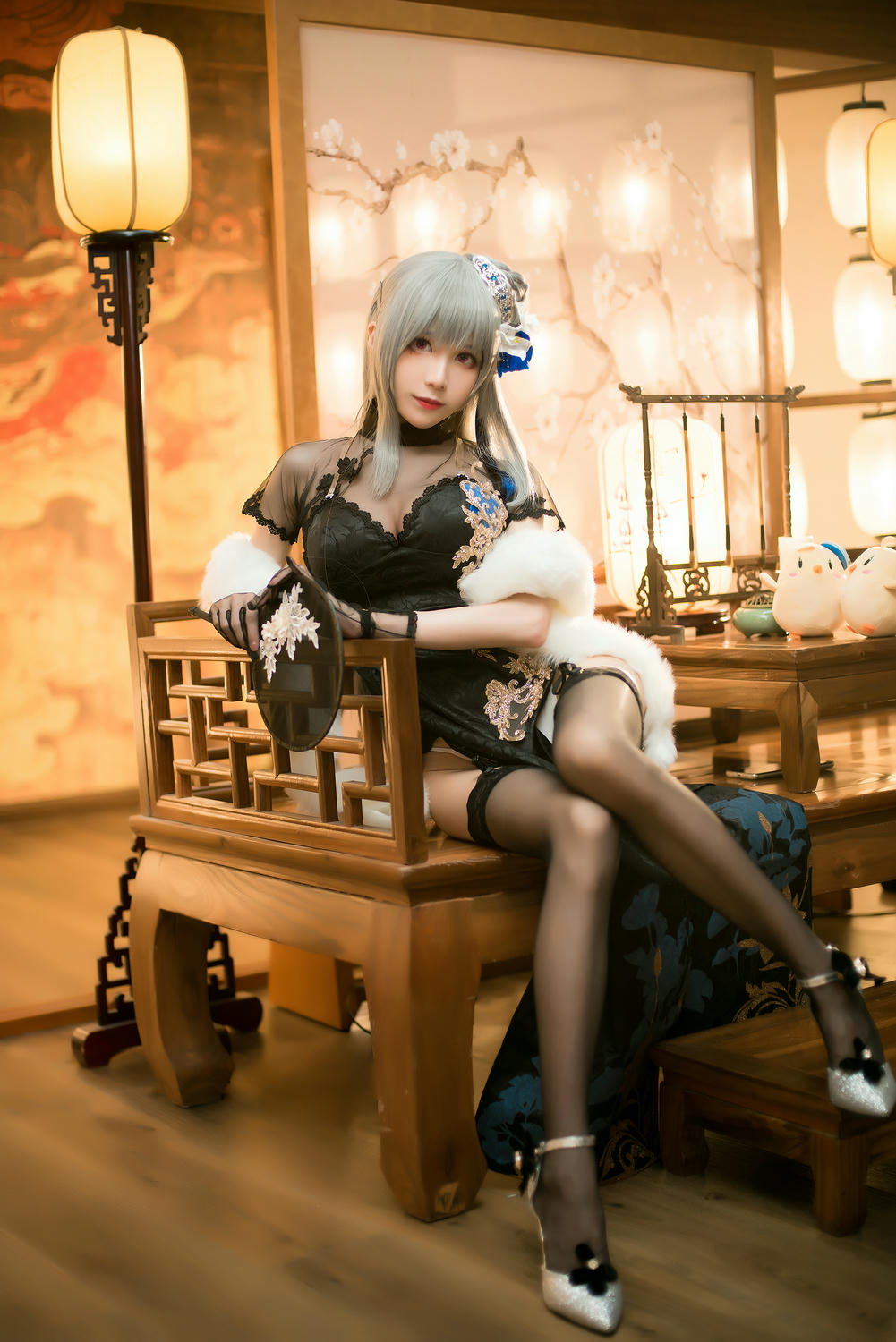 Tomoyo酱 NO.029 碧蓝-路易九世旗袍 [20P 76MB]_第1集