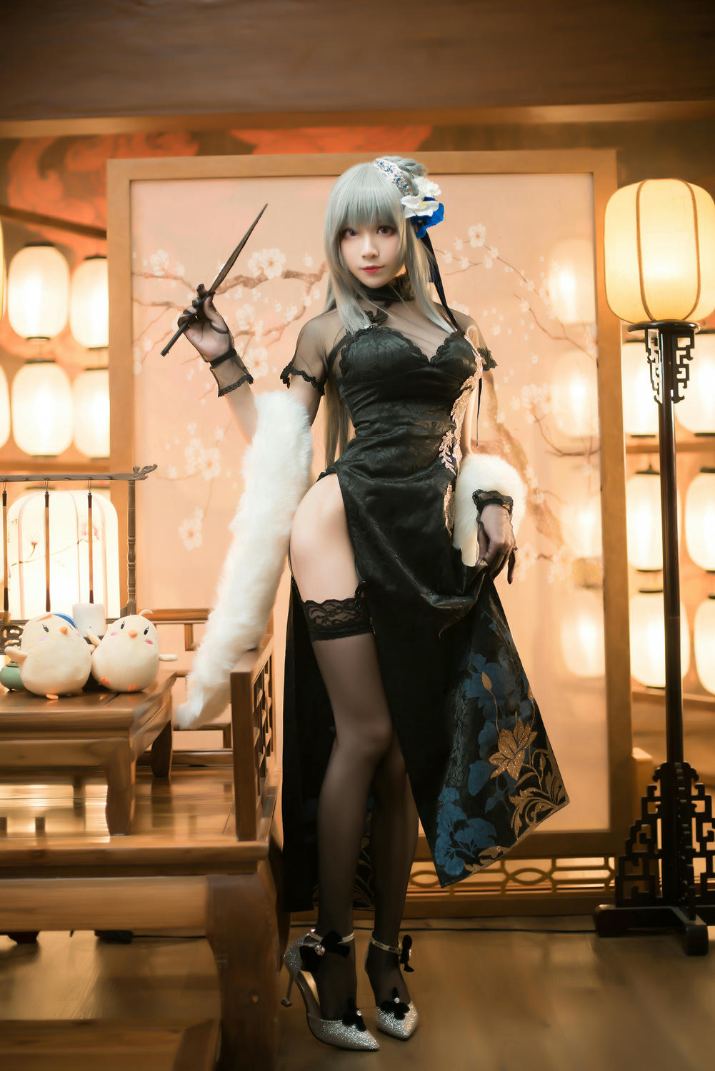 Tomoyo酱 NO.029 碧蓝-路易九世旗袍 [20P 76MB]_第1集