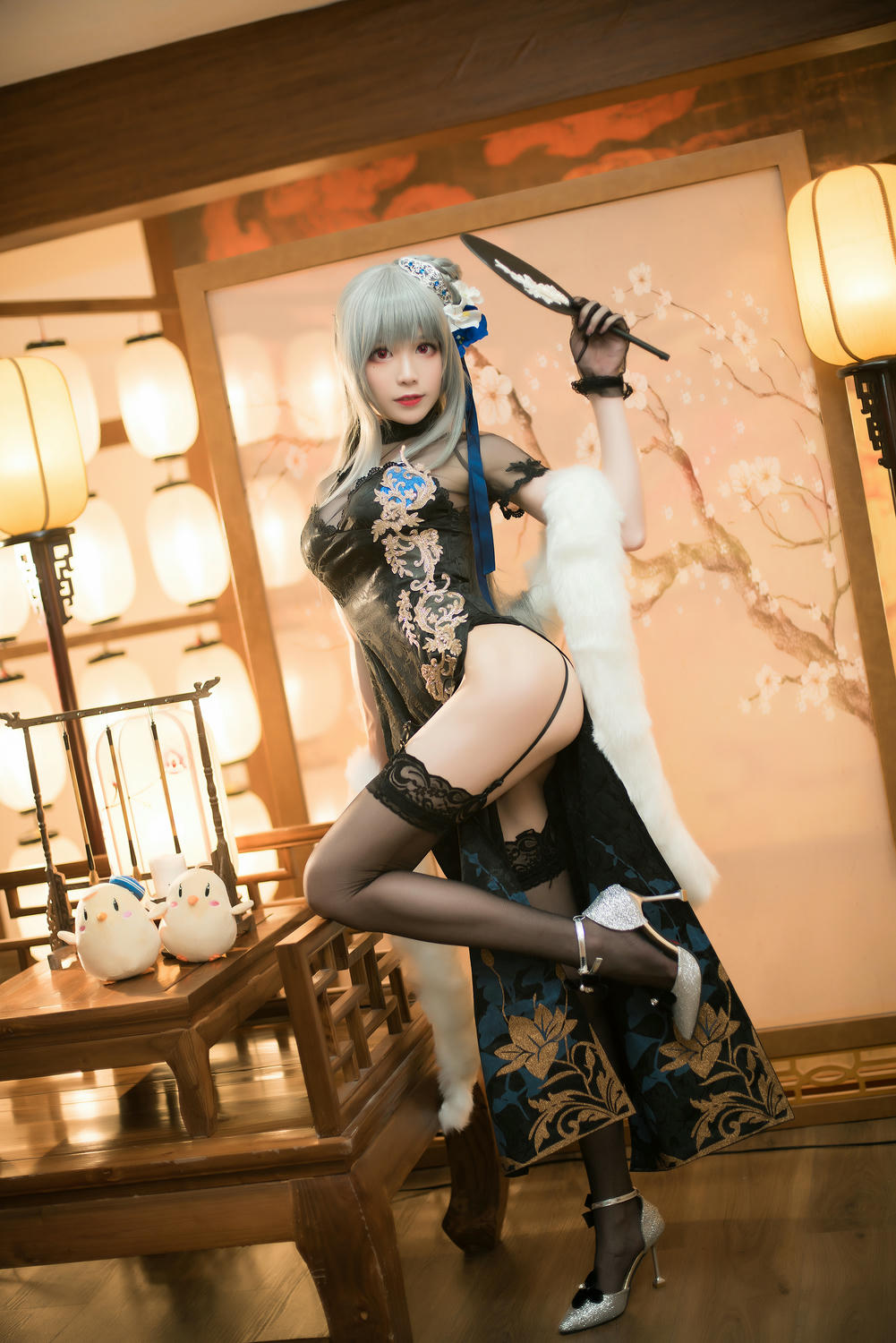 Tomoyo酱 NO.029 碧蓝-路易九世旗袍 [20P 76MB]_第1集