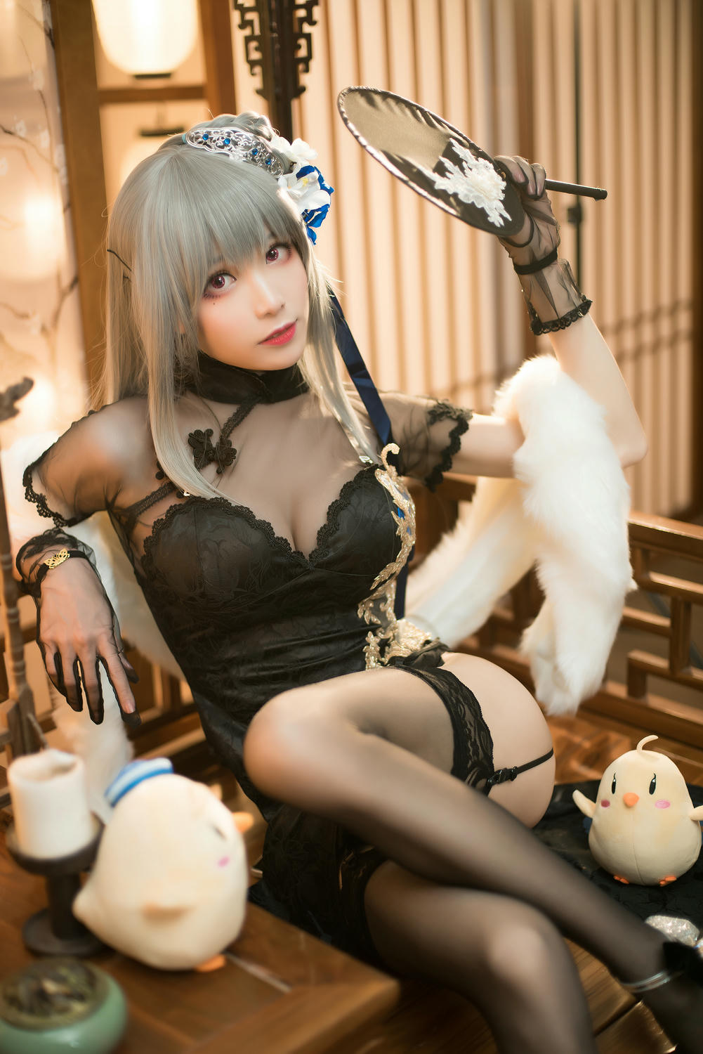 Tomoyo酱 NO.029 碧蓝-路易九世旗袍 [20P 76MB]_第1集