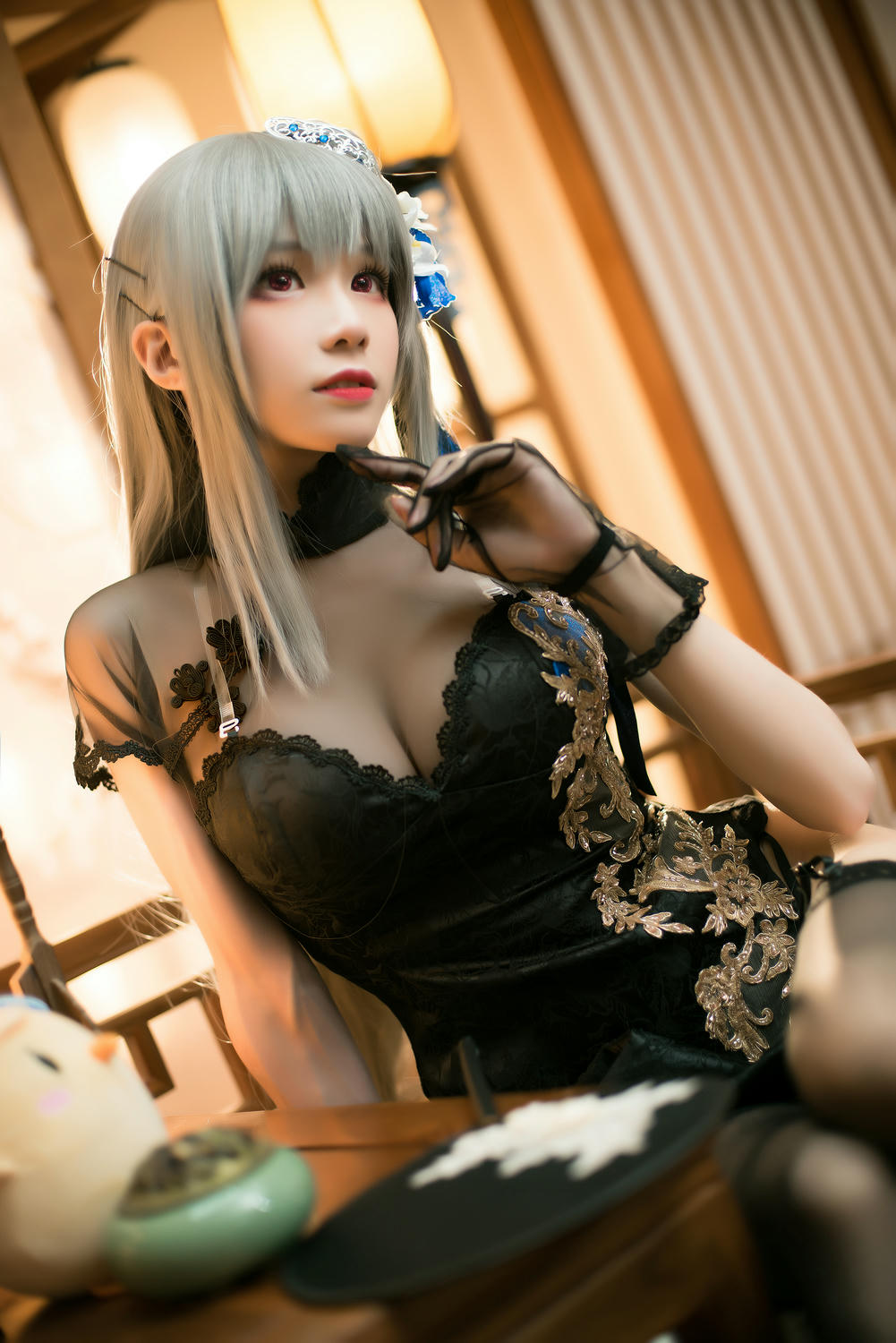 Tomoyo酱 NO.029 碧蓝-路易九世旗袍 [20P 76MB]_第1集