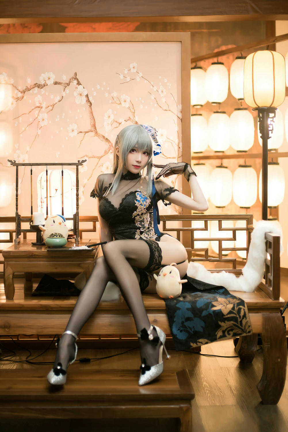 Tomoyo酱 NO.029 碧蓝-路易九世旗袍 [20P 76MB]_第1集