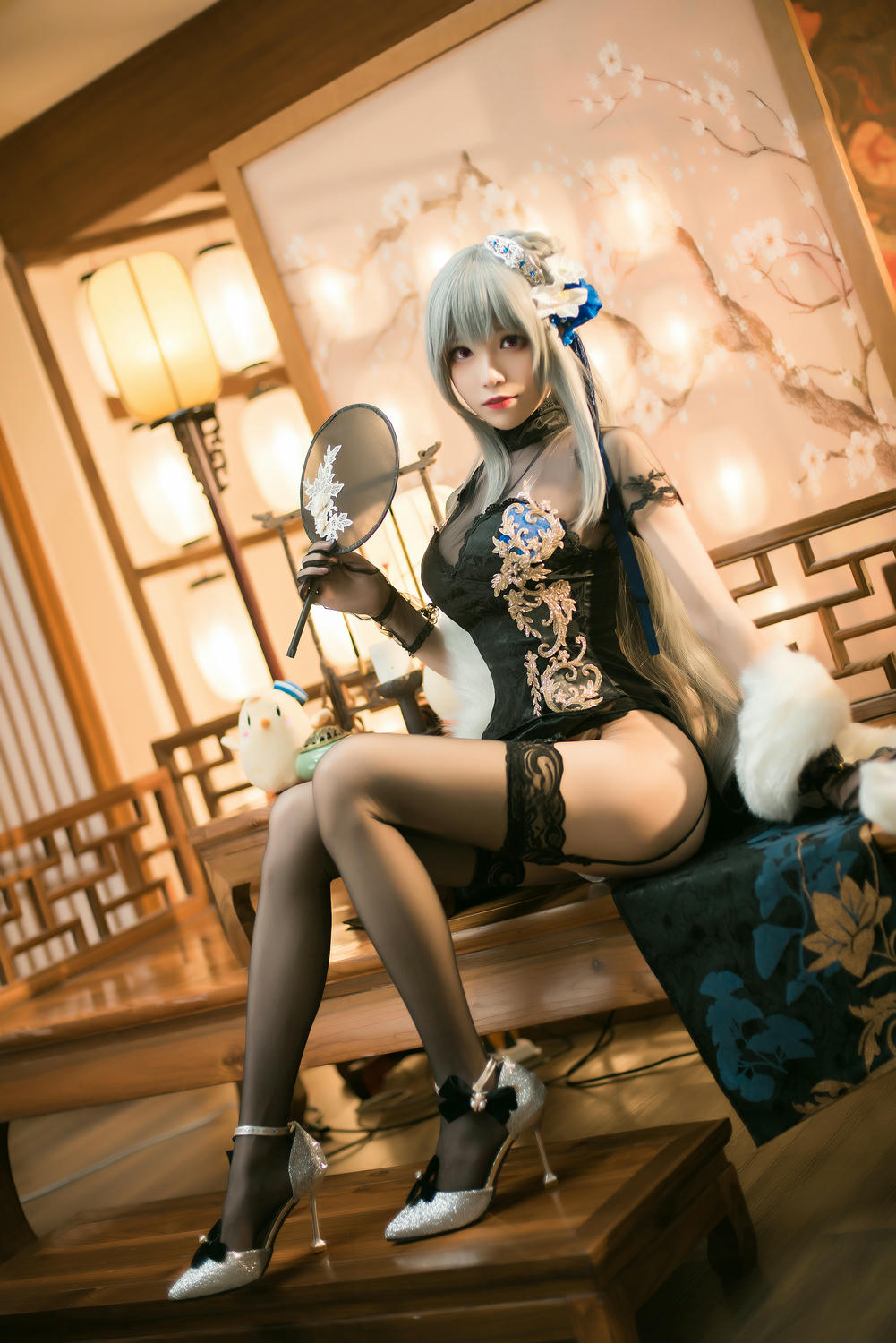 Tomoyo酱 NO.029 碧蓝-路易九世旗袍 [20P 76MB]_第1集