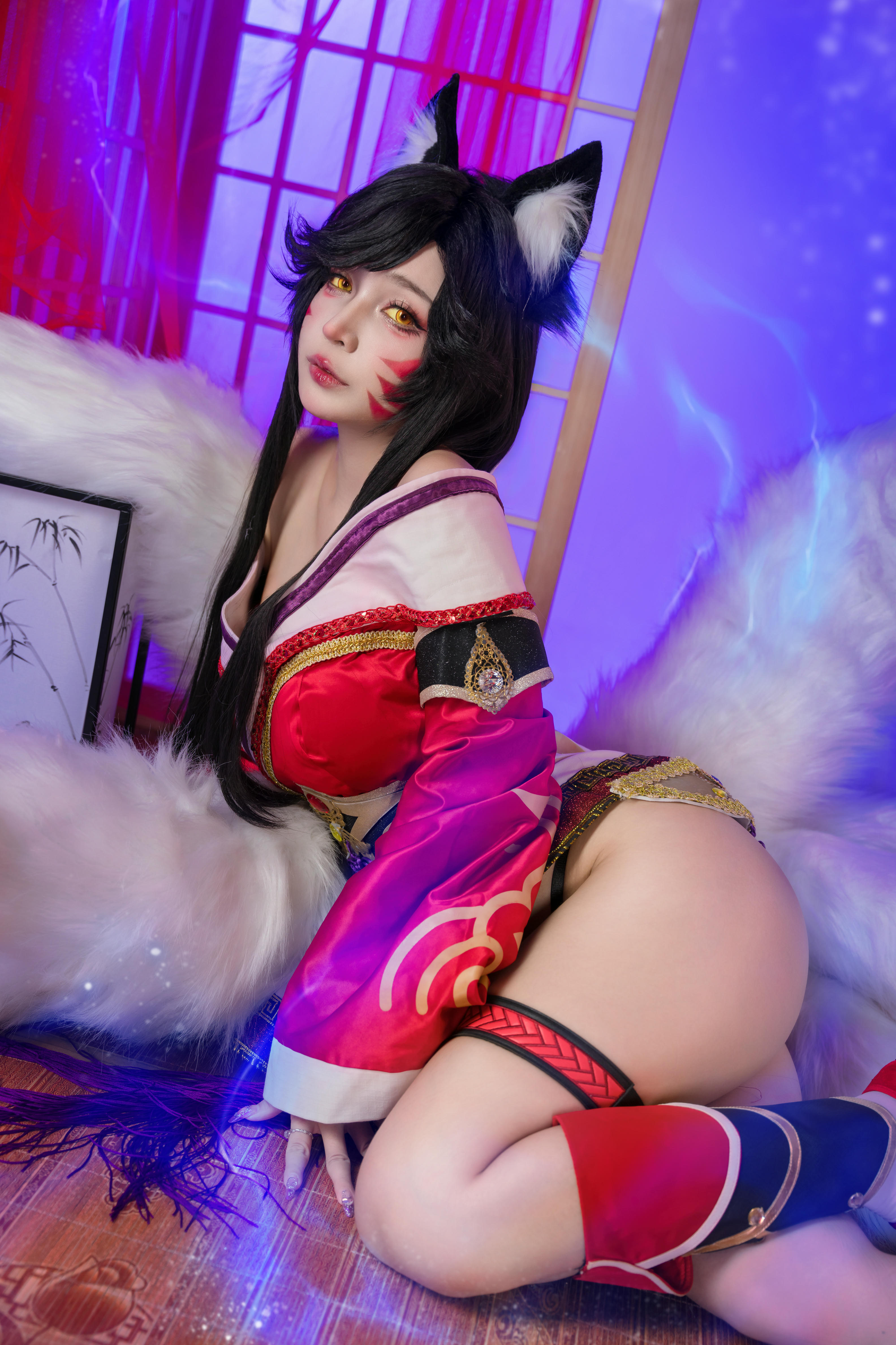 越南coser-Umeko J NO.105 cosplay Ahri League of Legends [119P9V 2.49GB]-Pic_第2集