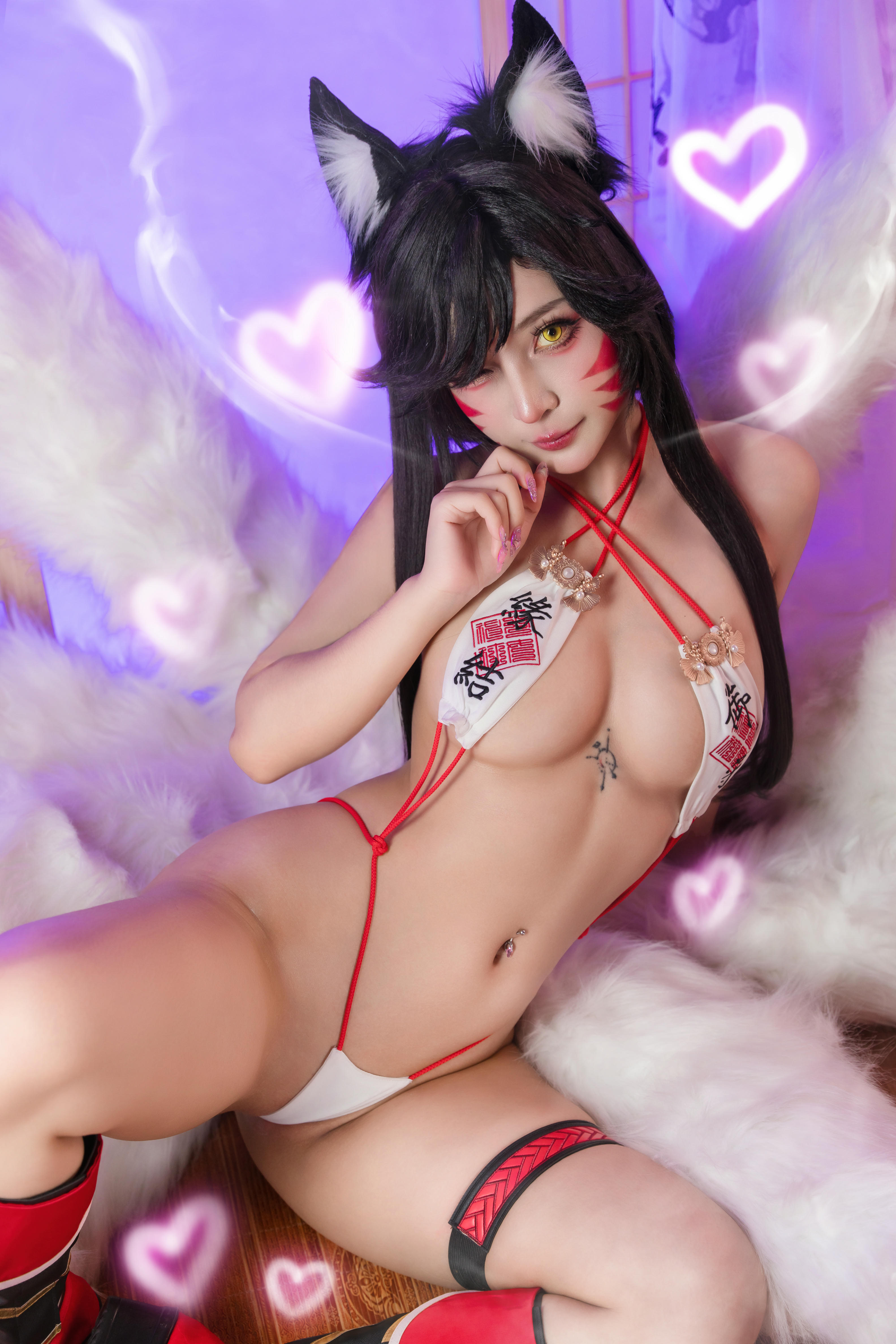 越南coser-Umeko J NO.105 cosplay Ahri League of Legends [119P9V 2.49GB]-Pic_第2集