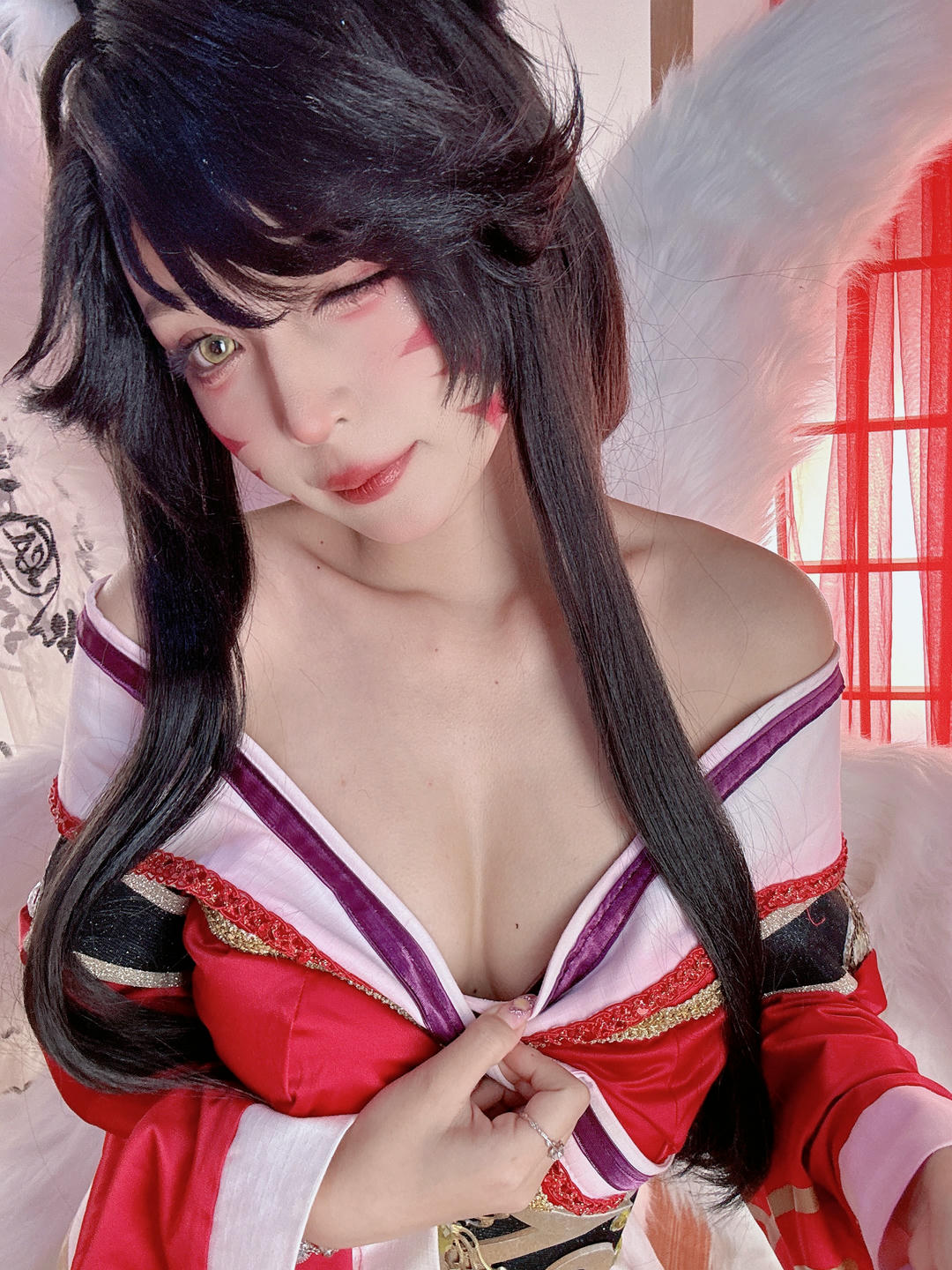 越南coser-Umeko J NO.105 cosplay Ahri League of Legends [119P9V 2.49GB]-Pic_第5集