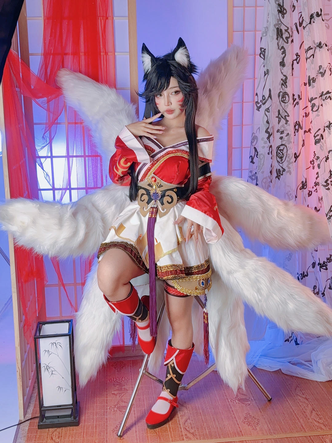 越南coser-Umeko J NO.105 cosplay Ahri League of Legends [119P9V 2.49GB]-Pic_第5集