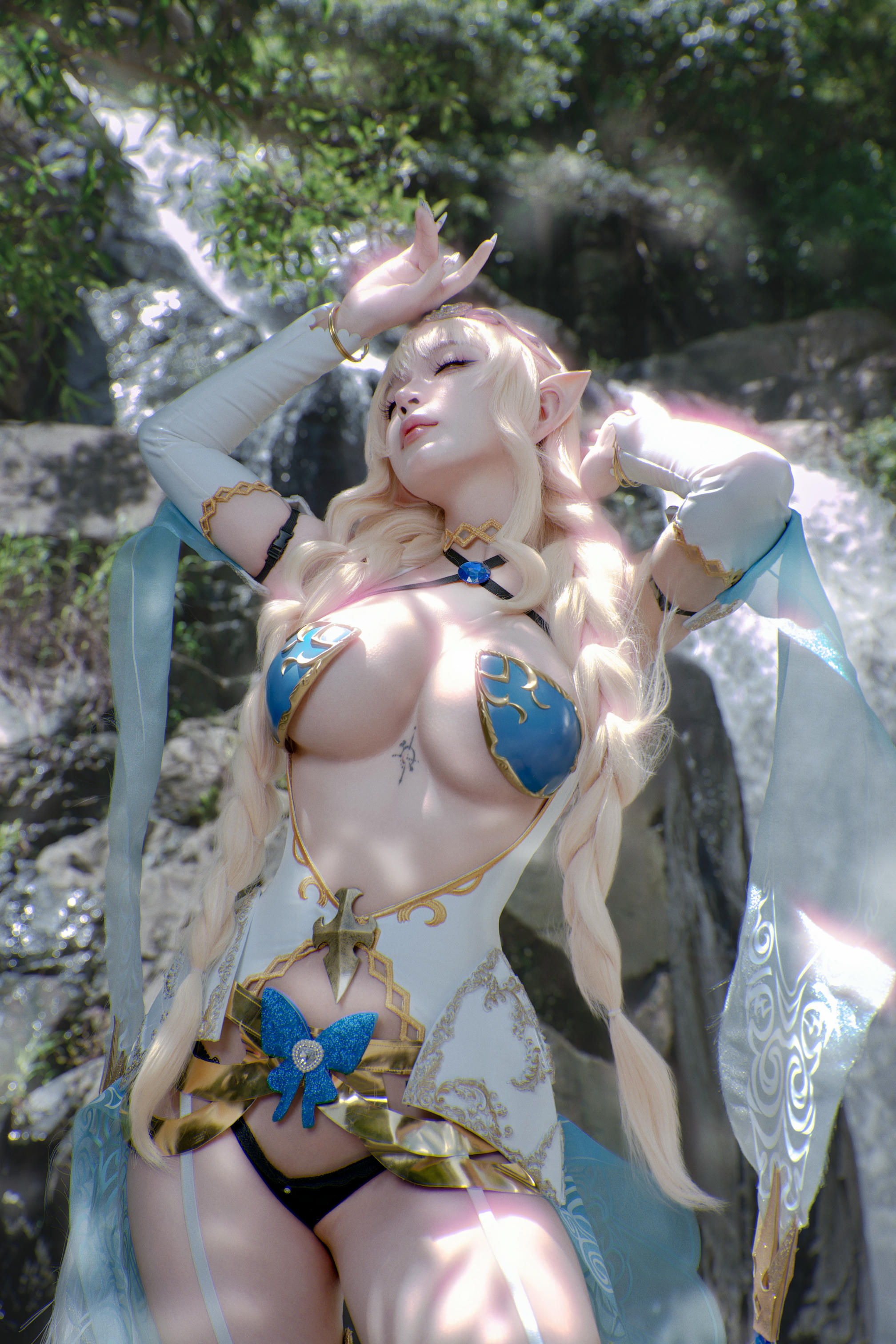 越南coser-Umeko J NO.120 Lincia Vertex Elf Village [106P10V-1.69GB]-Pic_第1集