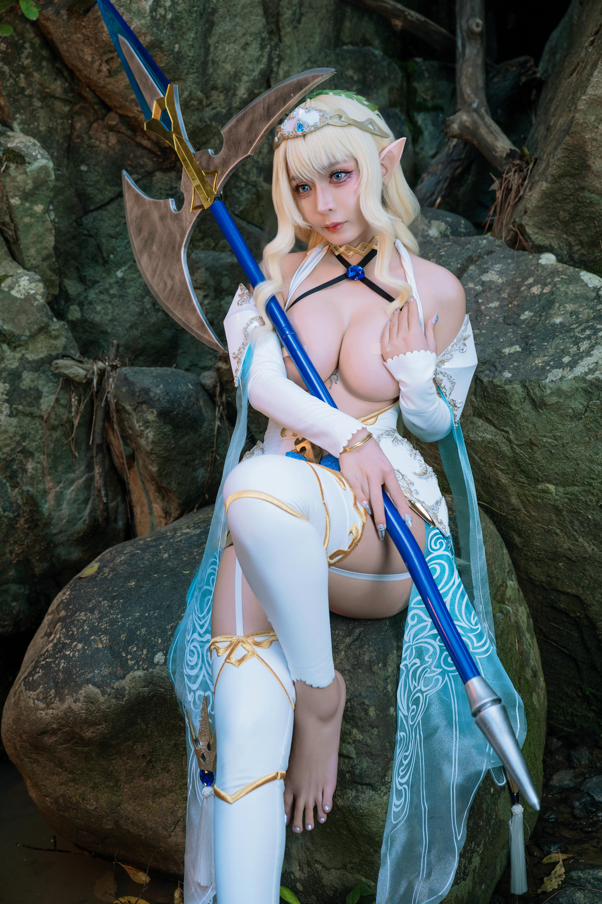 越南coser-Umeko J NO.120 Lincia Vertex Elf Village [106P10V-1.69GB]-Pic_第2集