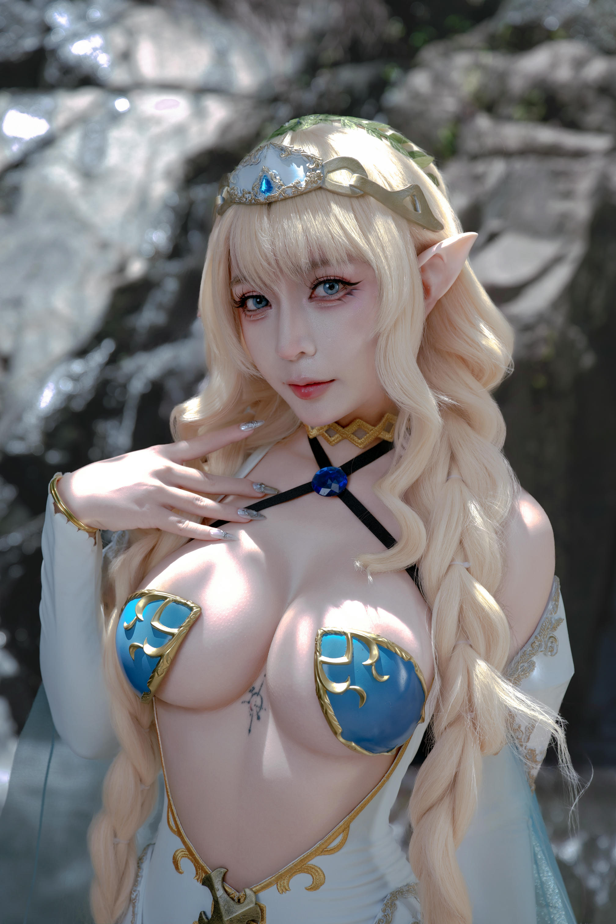 越南coser-Umeko J NO.120 Lincia Vertex Elf Village [106P10V-1.69GB]-Pic_第1集