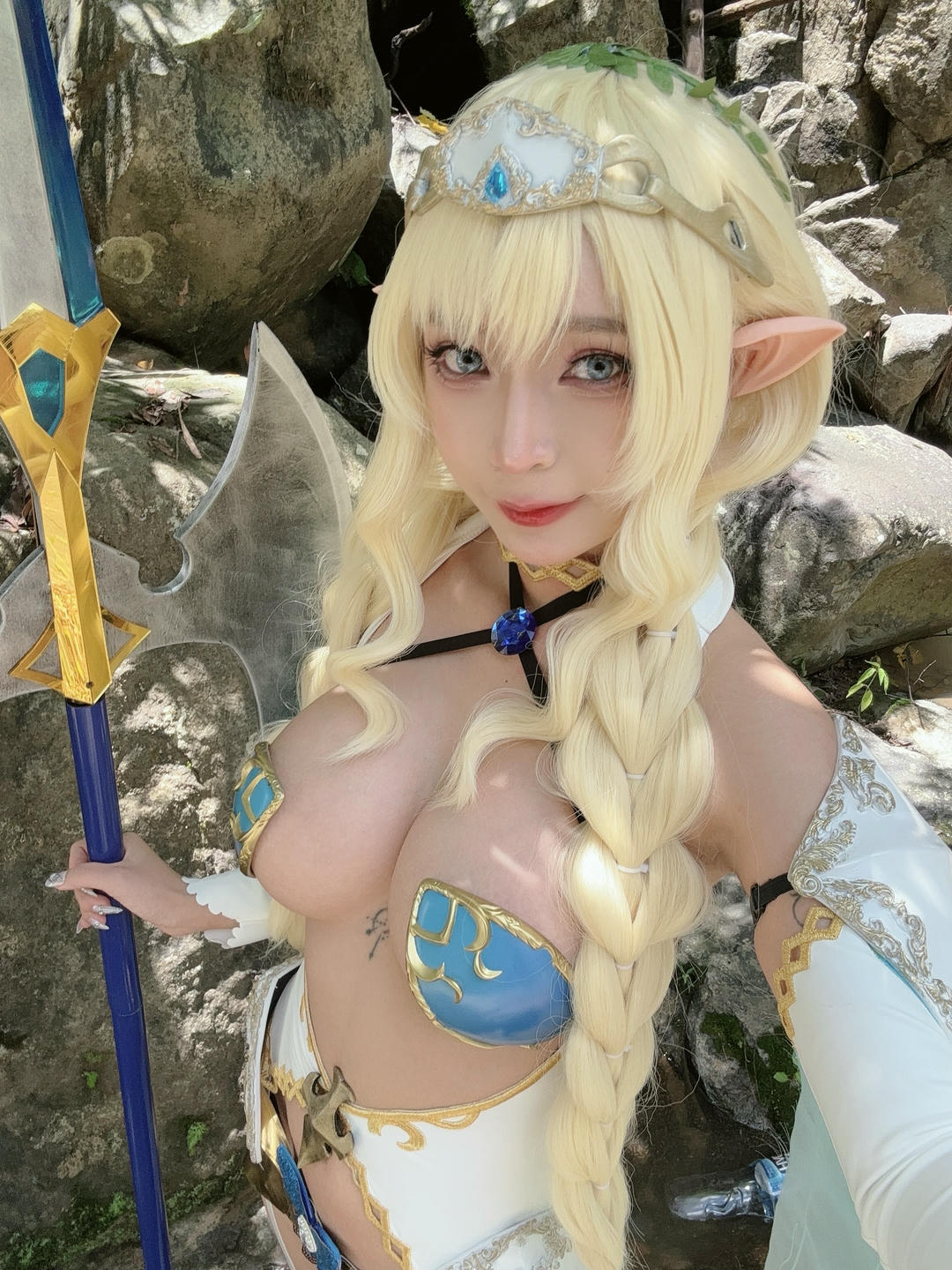 越南coser-Umeko J NO.120 Lincia Vertex Elf Village [106P10V-1.69GB]-Pic_第4集