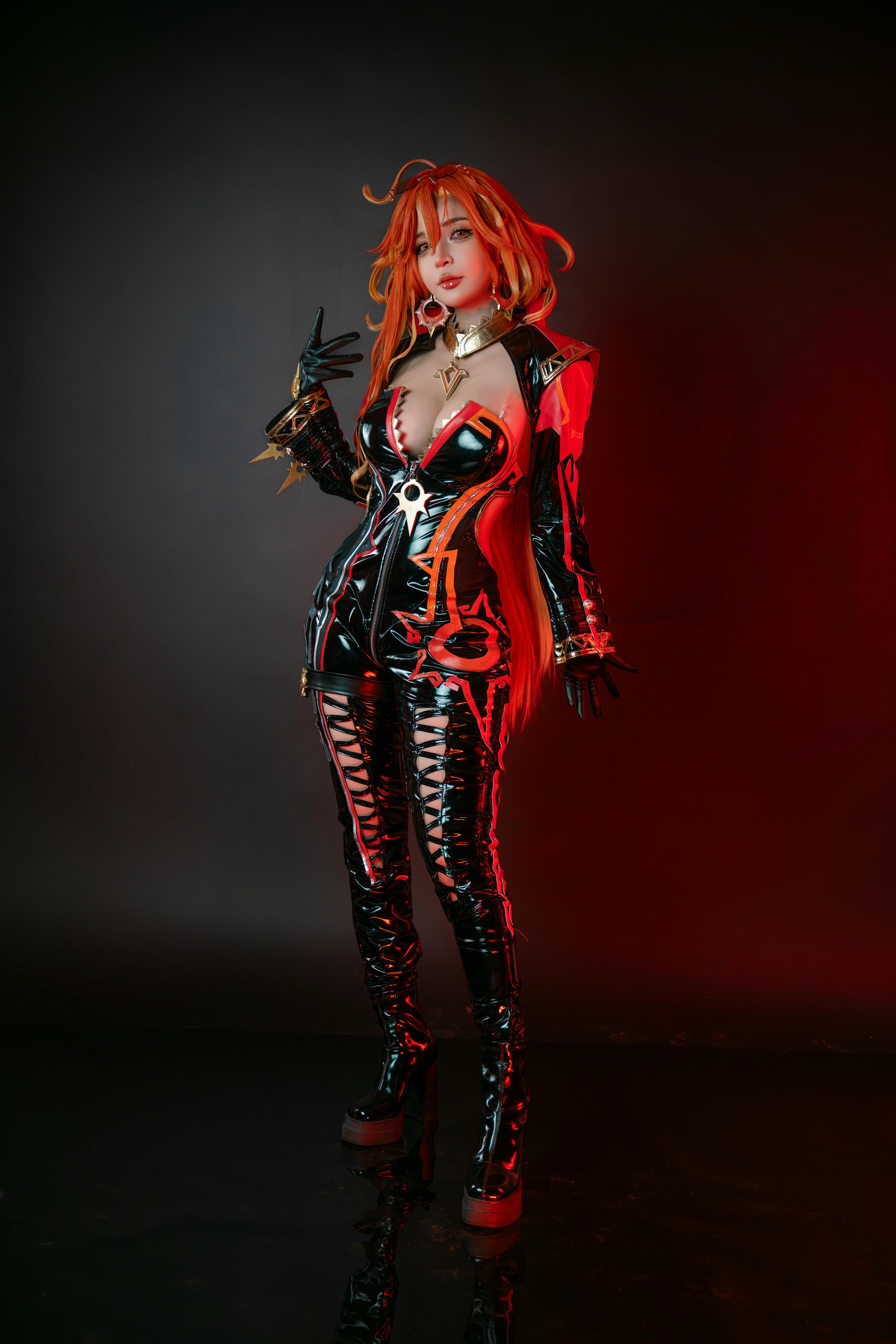 越南coser-Umeko J NO.128 cosplay Mavuika Genshin Impact [96P9V-1.25G][-Pic_第1集