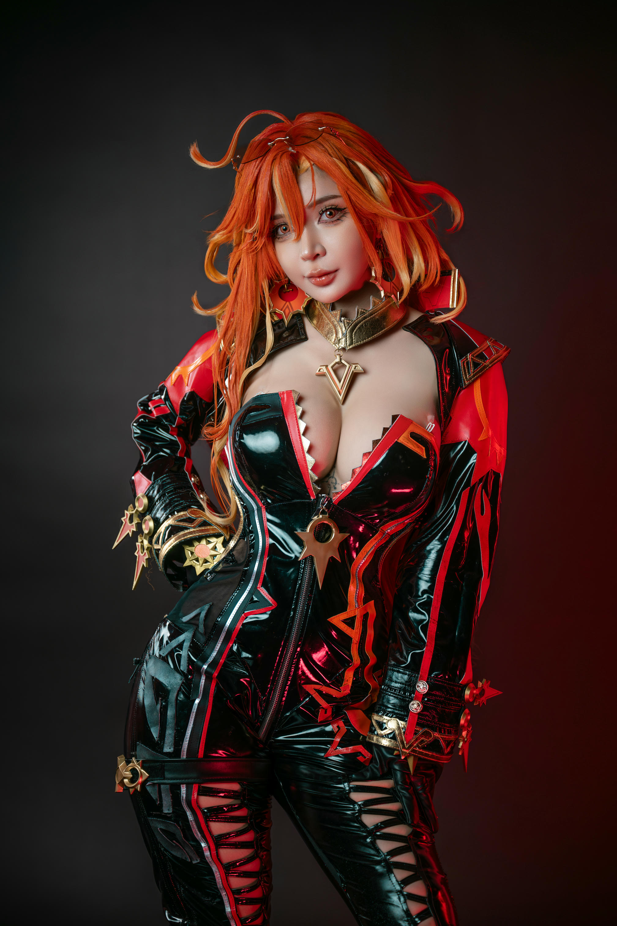 越南coser-Umeko J NO.128 cosplay Mavuika Genshin Impact [96P9V-1.25G][-Pic_第1集