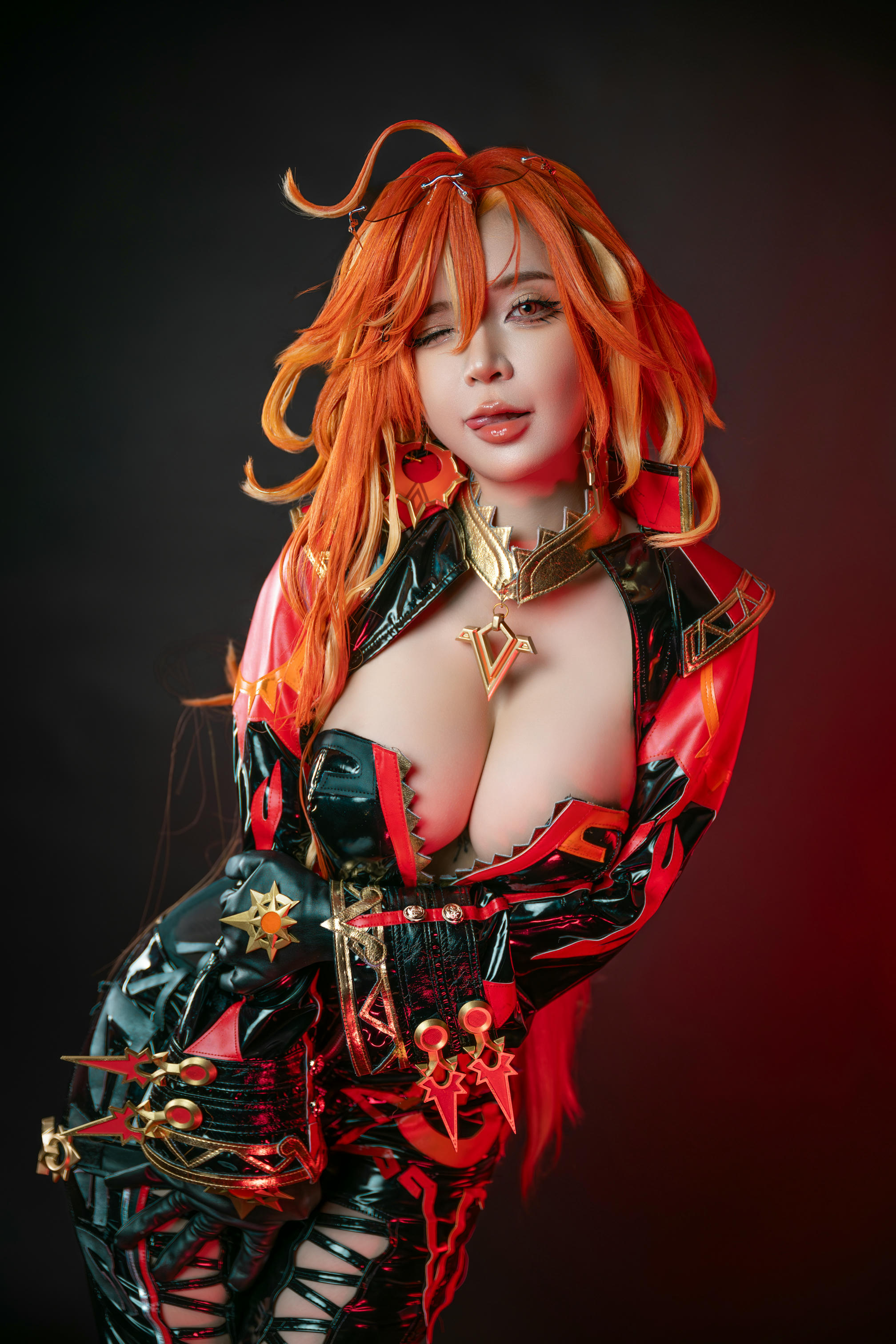 越南coser-Umeko J NO.128 cosplay Mavuika Genshin Impact [96P9V-1.25G][-Pic_第1集