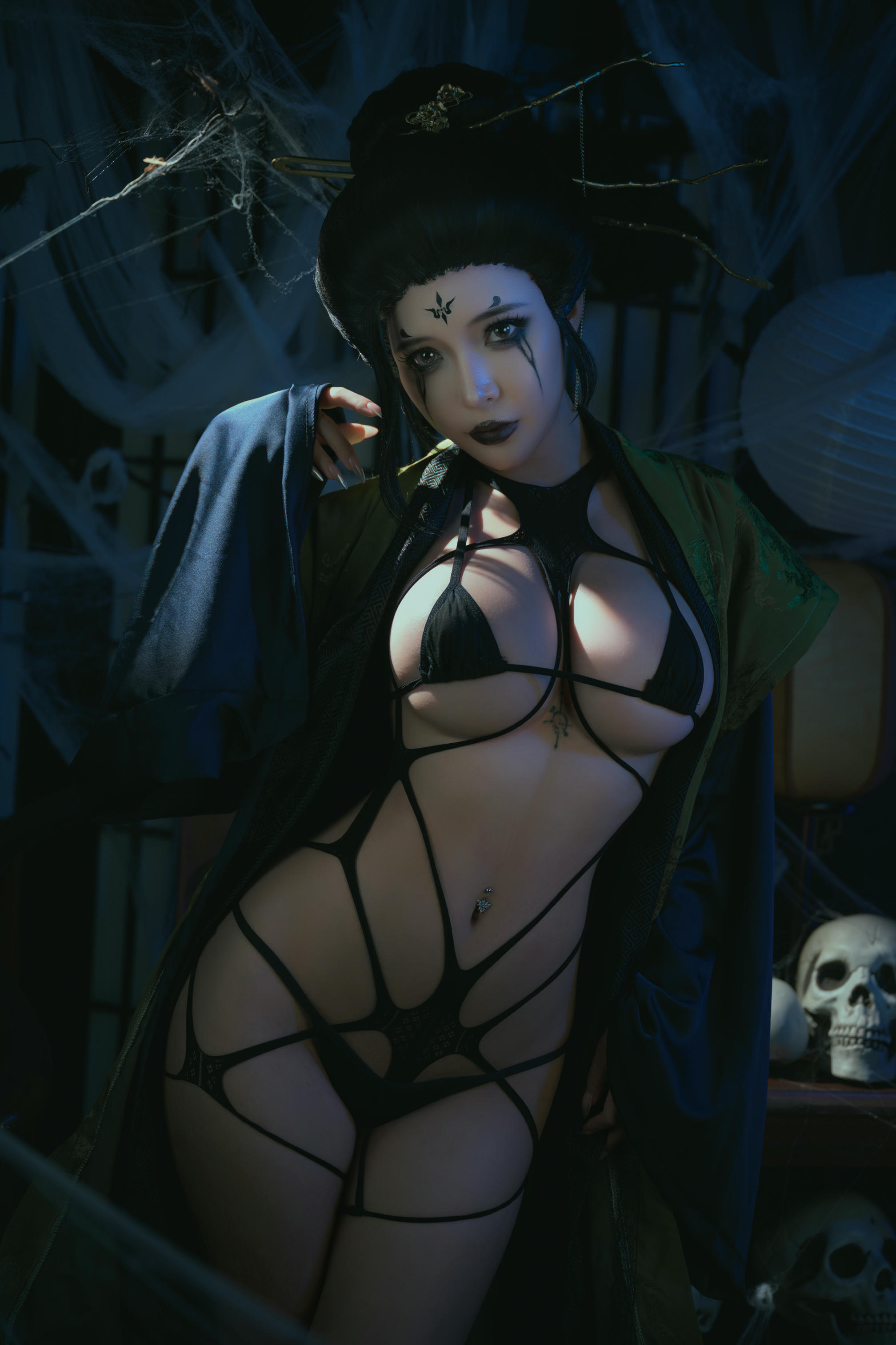 越南coser-Umeko J NO.133 cosplay The Fourth Sister Black Myth Wukong [87P5V 1.24GB]-Pic_第1集