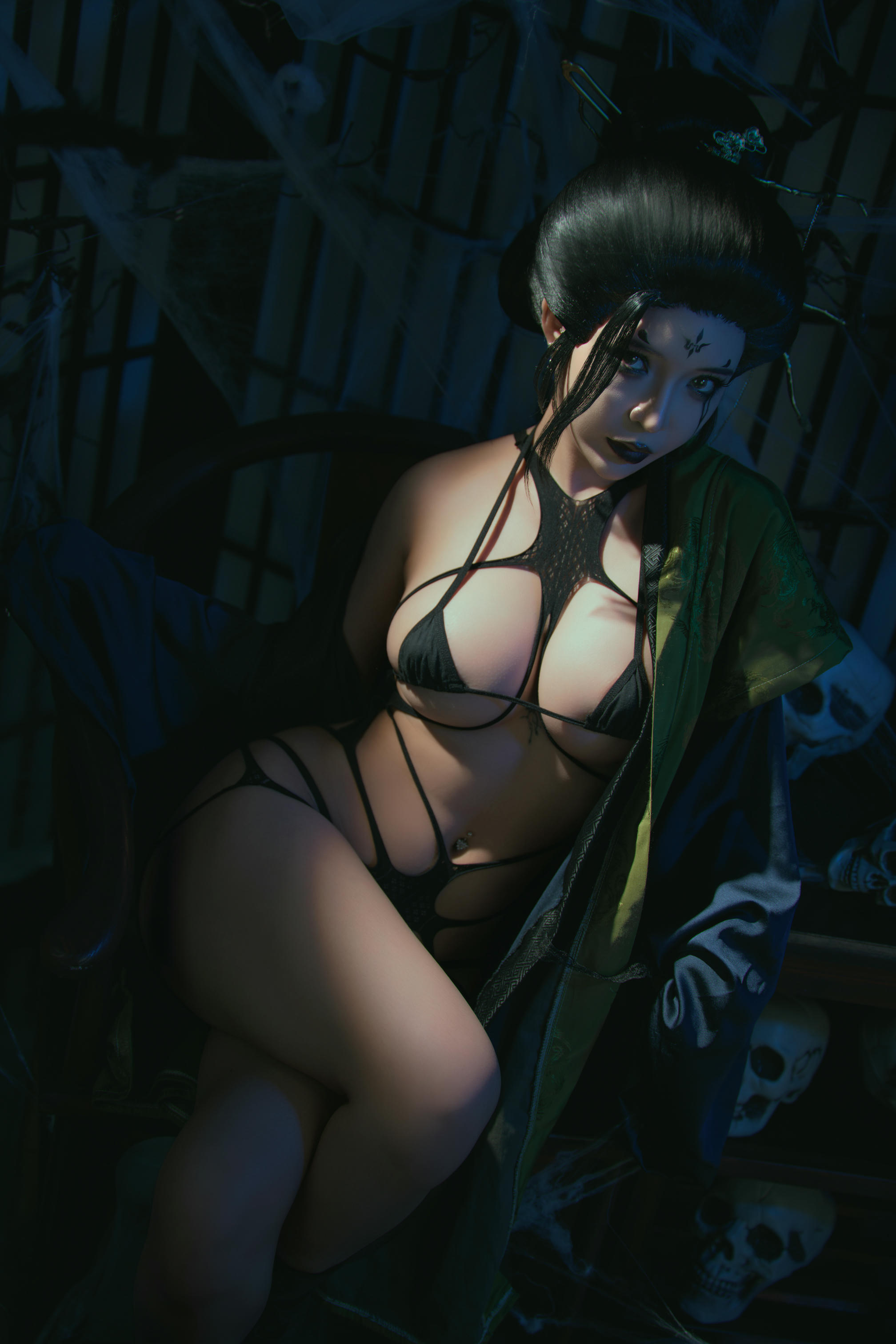 越南coser-Umeko J NO.133 cosplay The Fourth Sister Black Myth Wukong [87P5V 1.24GB]-Pic_第1集