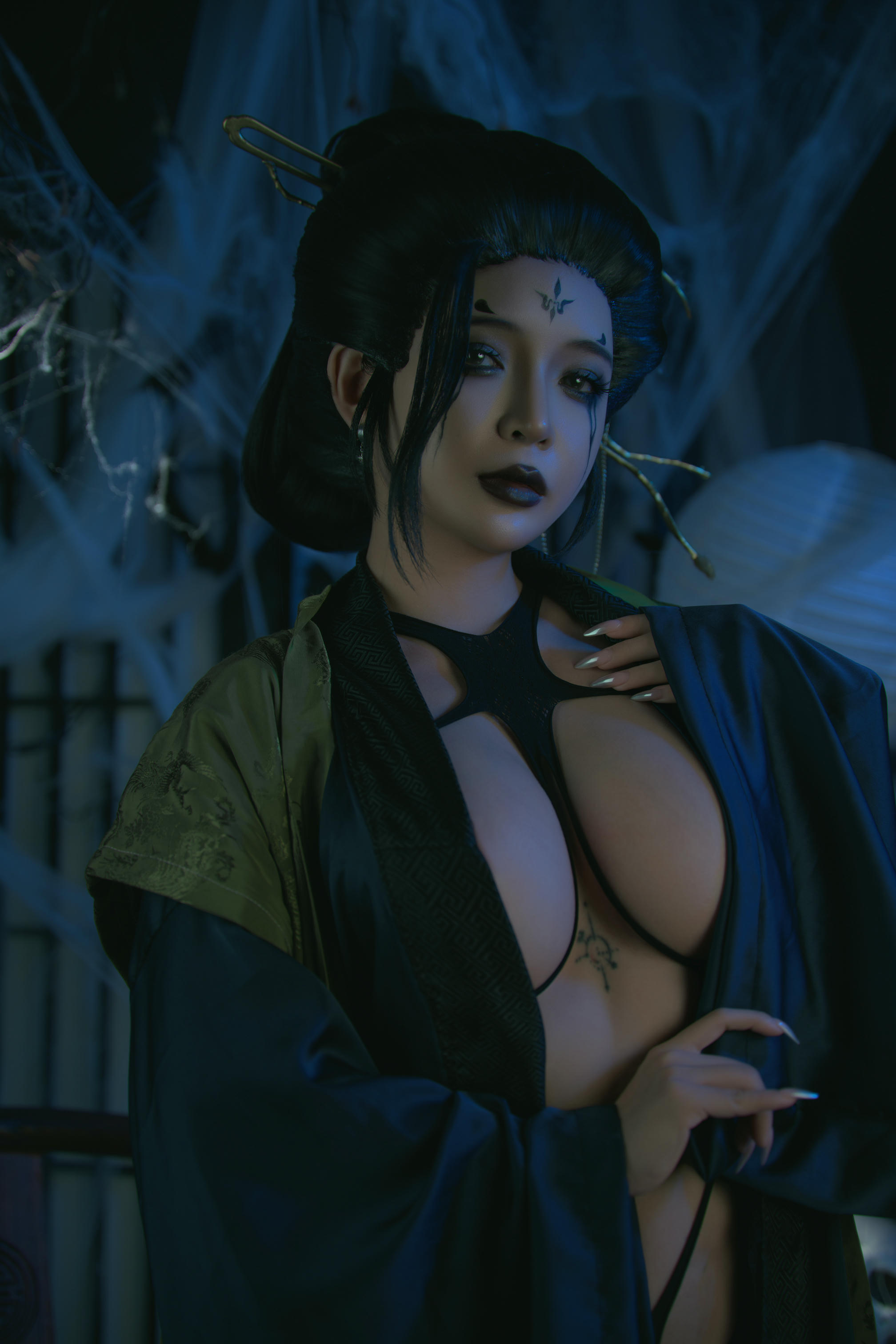 越南coser-Umeko J NO.133 cosplay The Fourth Sister Black Myth Wukong [87P5V 1.24GB]-Pic_第2集