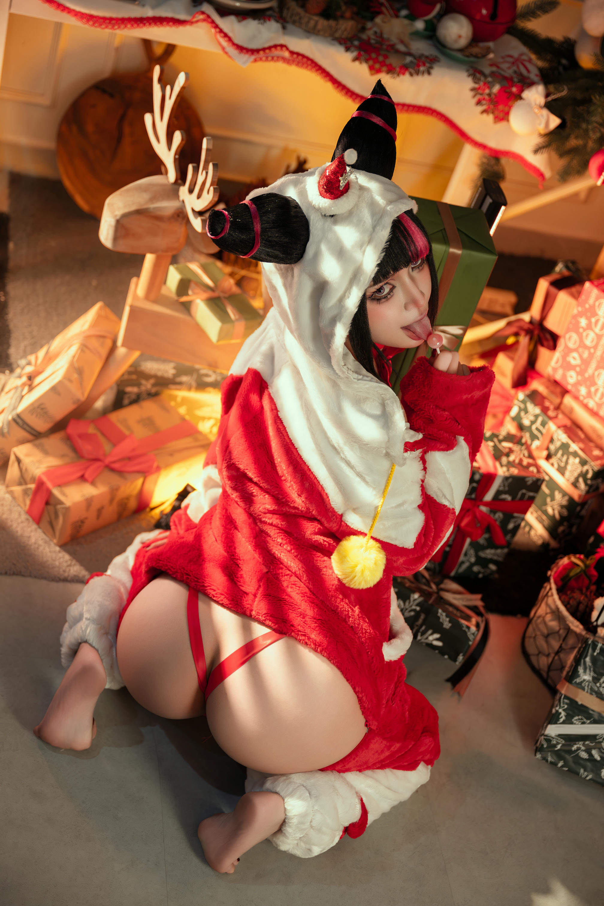 越南coser-Umeko J NO.137 Juri Han Xmas Street Fighter [107P7V 1.53GB]_第2集