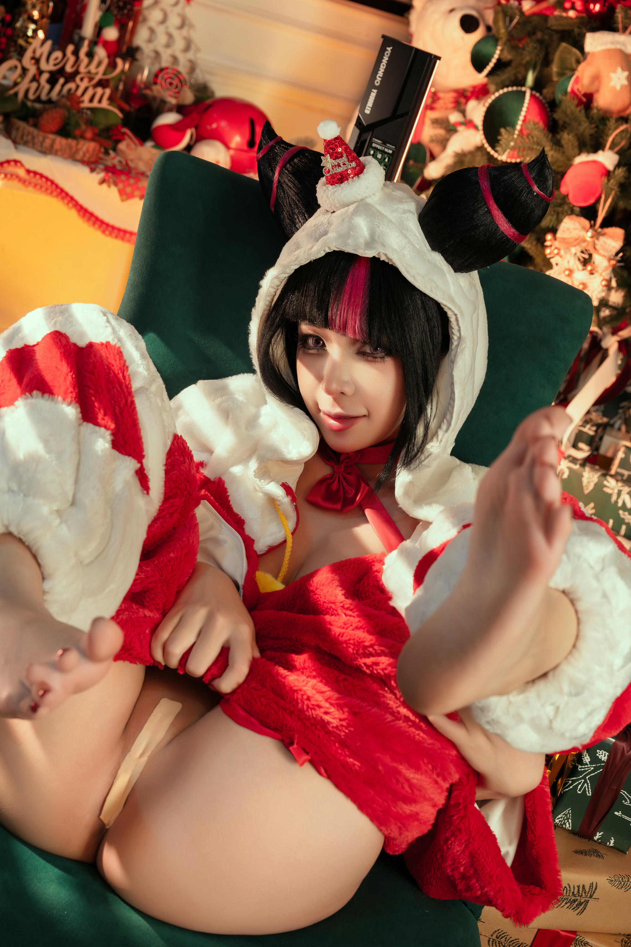 越南coser-Umeko J NO.137 Juri Han Xmas Street Fighter [107P7V 1.53GB]_第3集