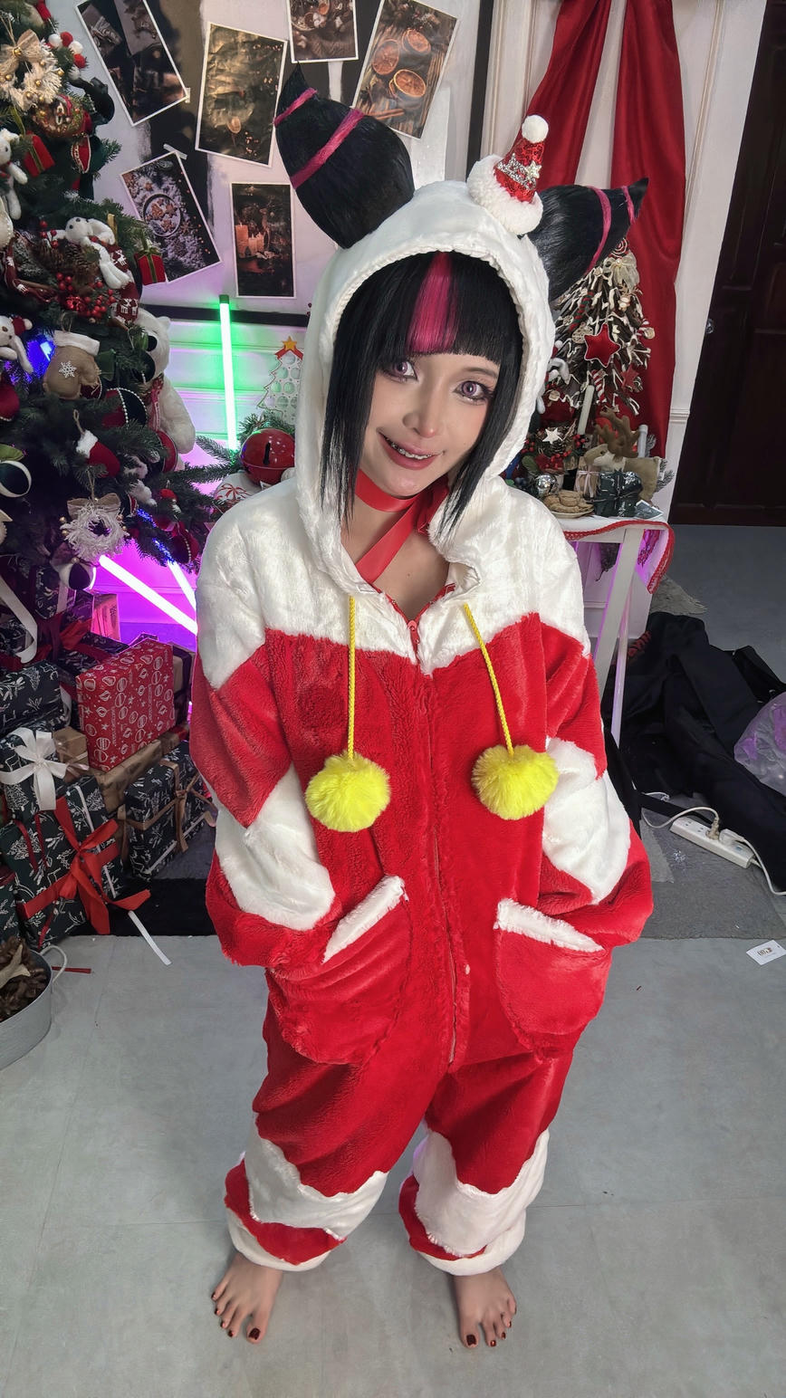 越南coser-Umeko J NO.137 Juri Han Xmas Street Fighter [107P7V 1.53GB]_第4集