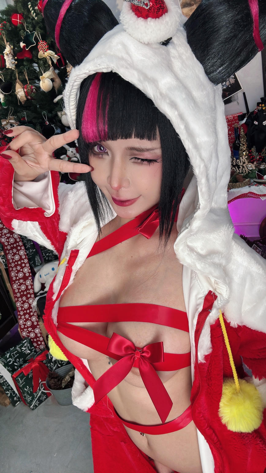 越南coser-Umeko J NO.137 Juri Han Xmas Street Fighter [107P7V 1.53GB]_第5集