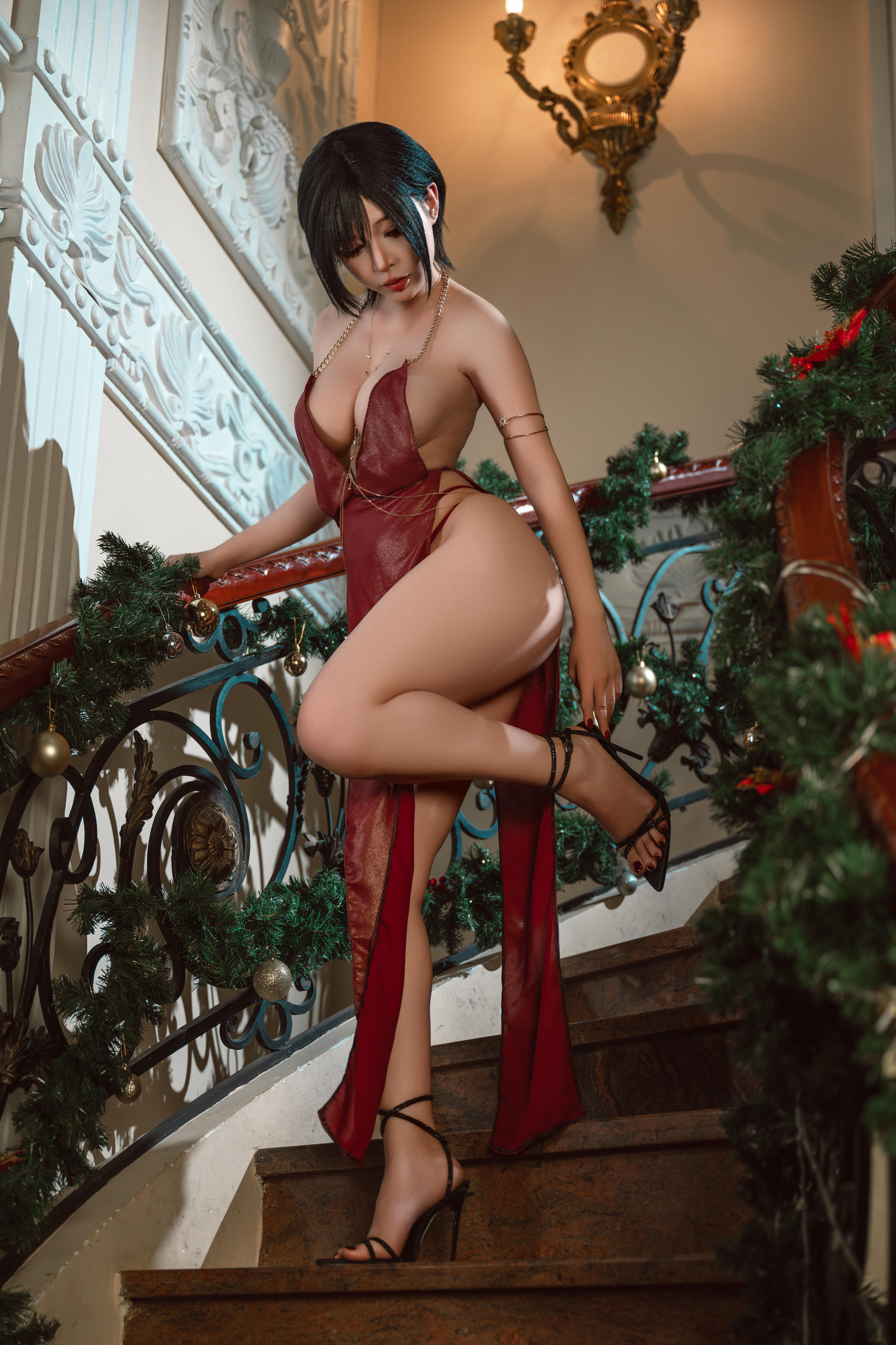 越南coser-Umeko J NO.142 Ada Wong Dress Resident Evil[100P 5V 1.3G]-Pic_第1集