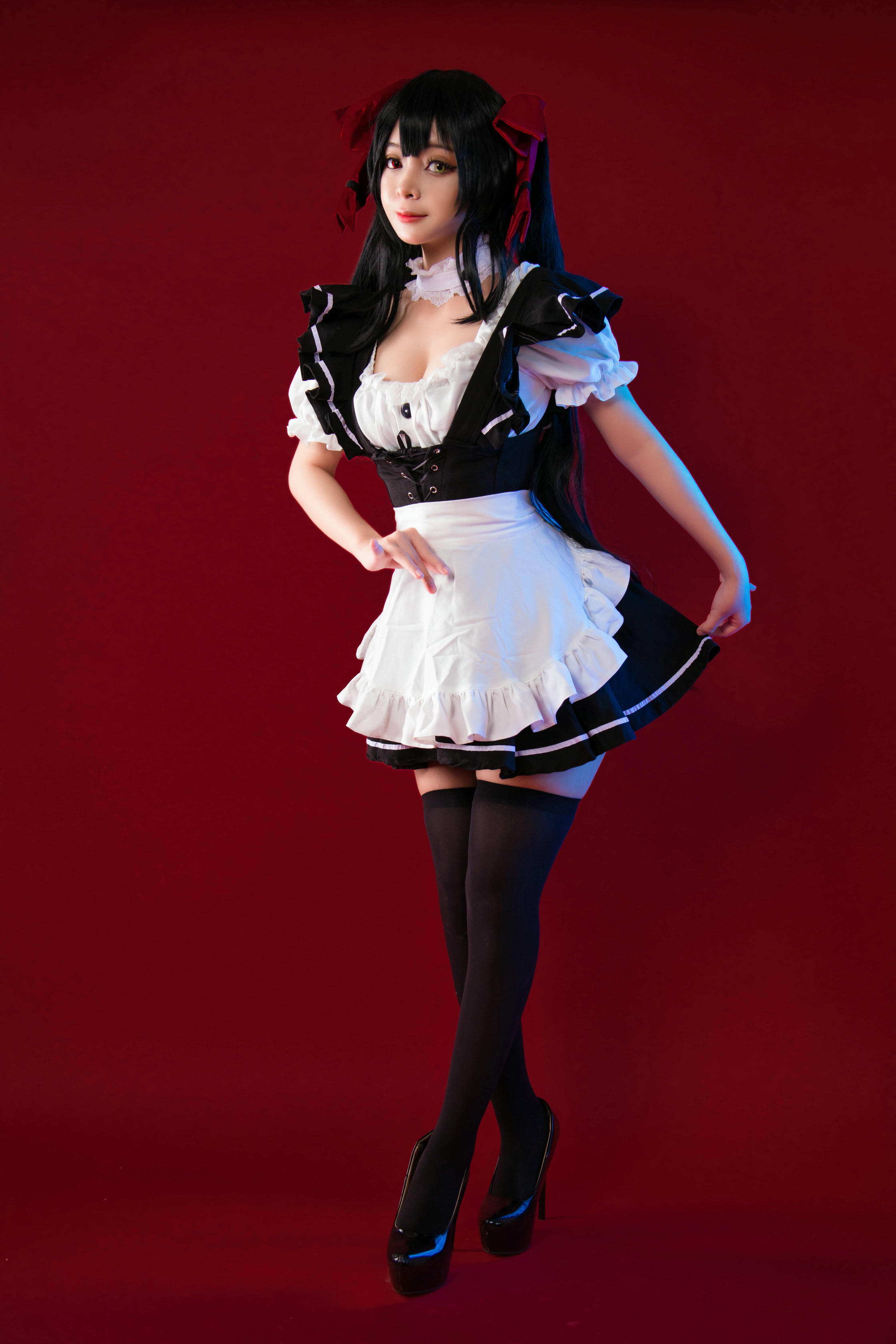 越南coser-Umeko J NO.024 Kurumi Tokisaki Maid [75P 139.26 MB]_第1集