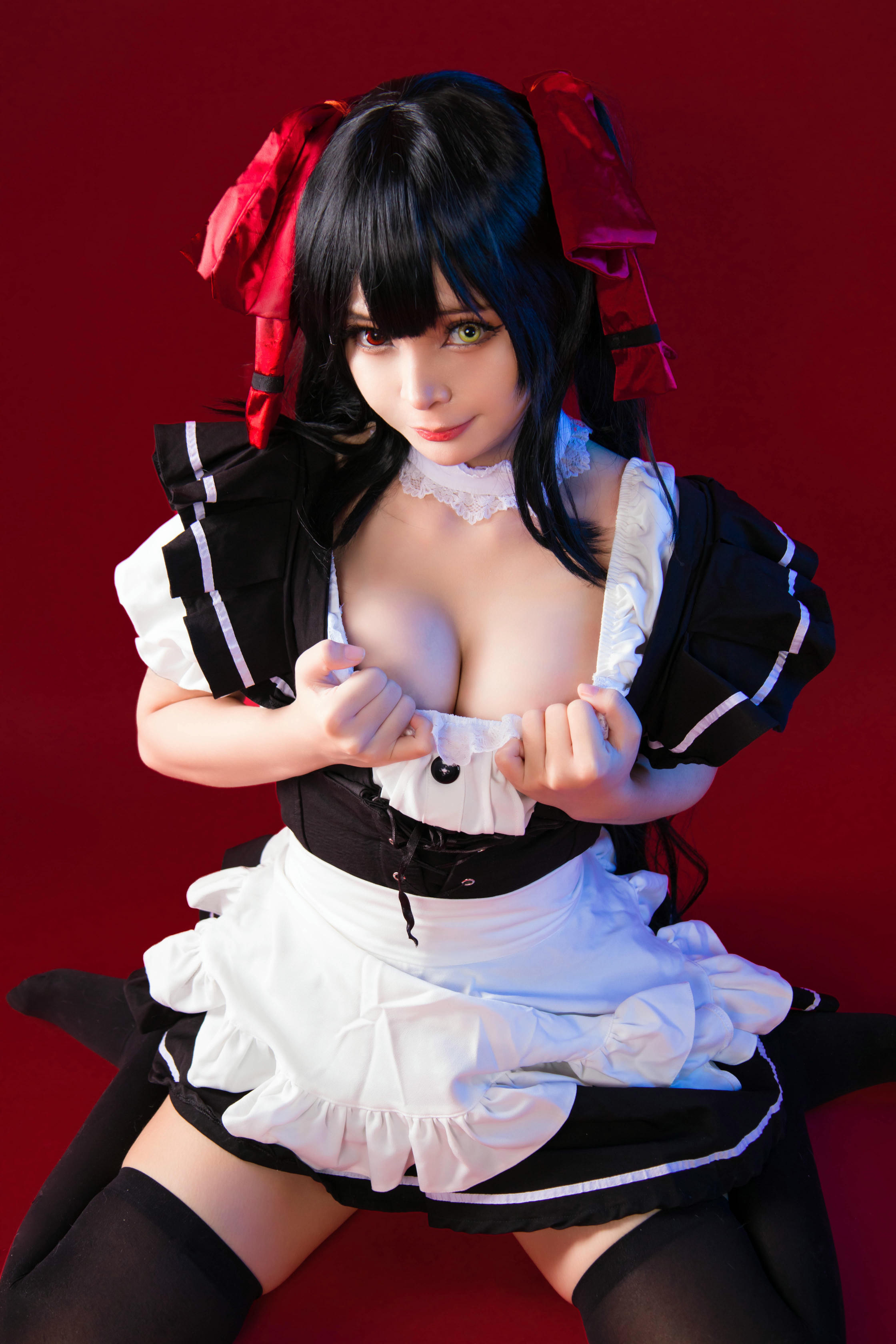越南coser-Umeko J NO.024 Kurumi Tokisaki Maid [75P 139.26 MB]_第1集