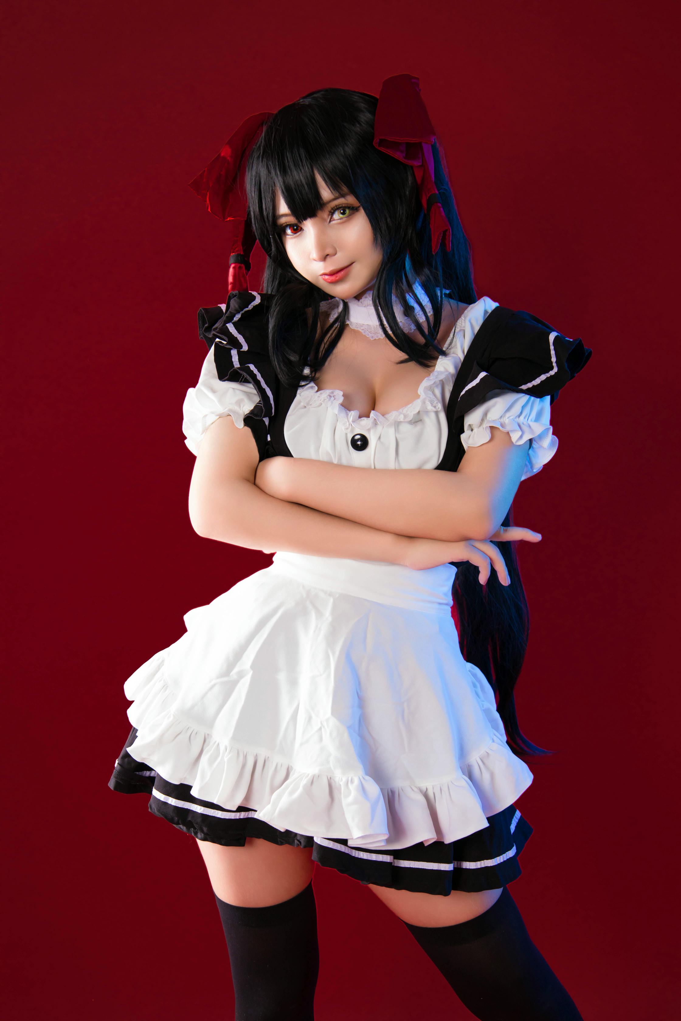 越南coser-Umeko J NO.024 Kurumi Tokisaki Maid [75P 139.26 MB]_第1集