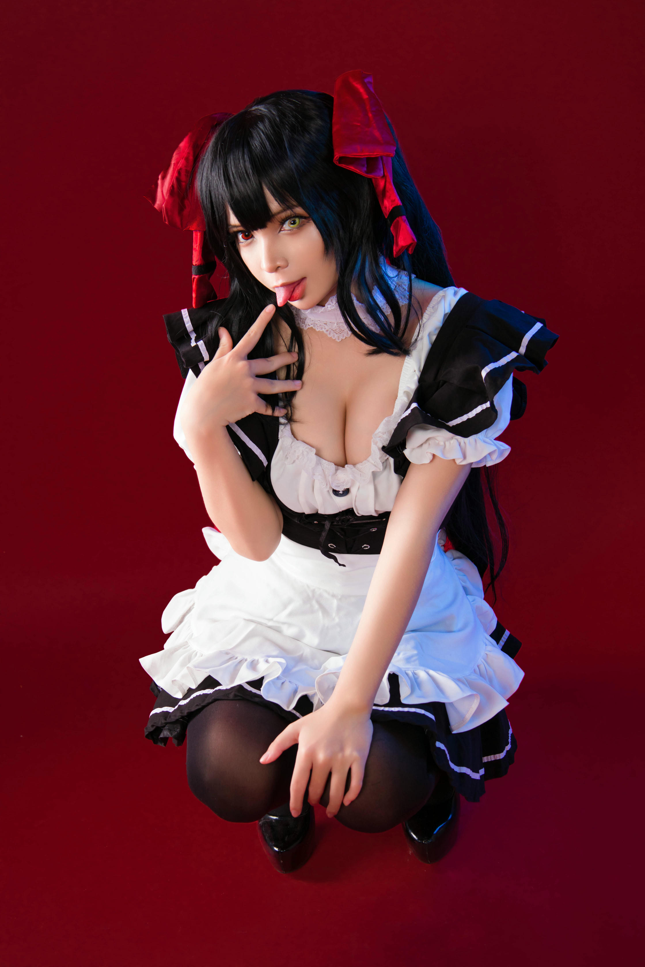 越南coser-Umeko J NO.024 Kurumi Tokisaki Maid [75P 139.26 MB]_第1集