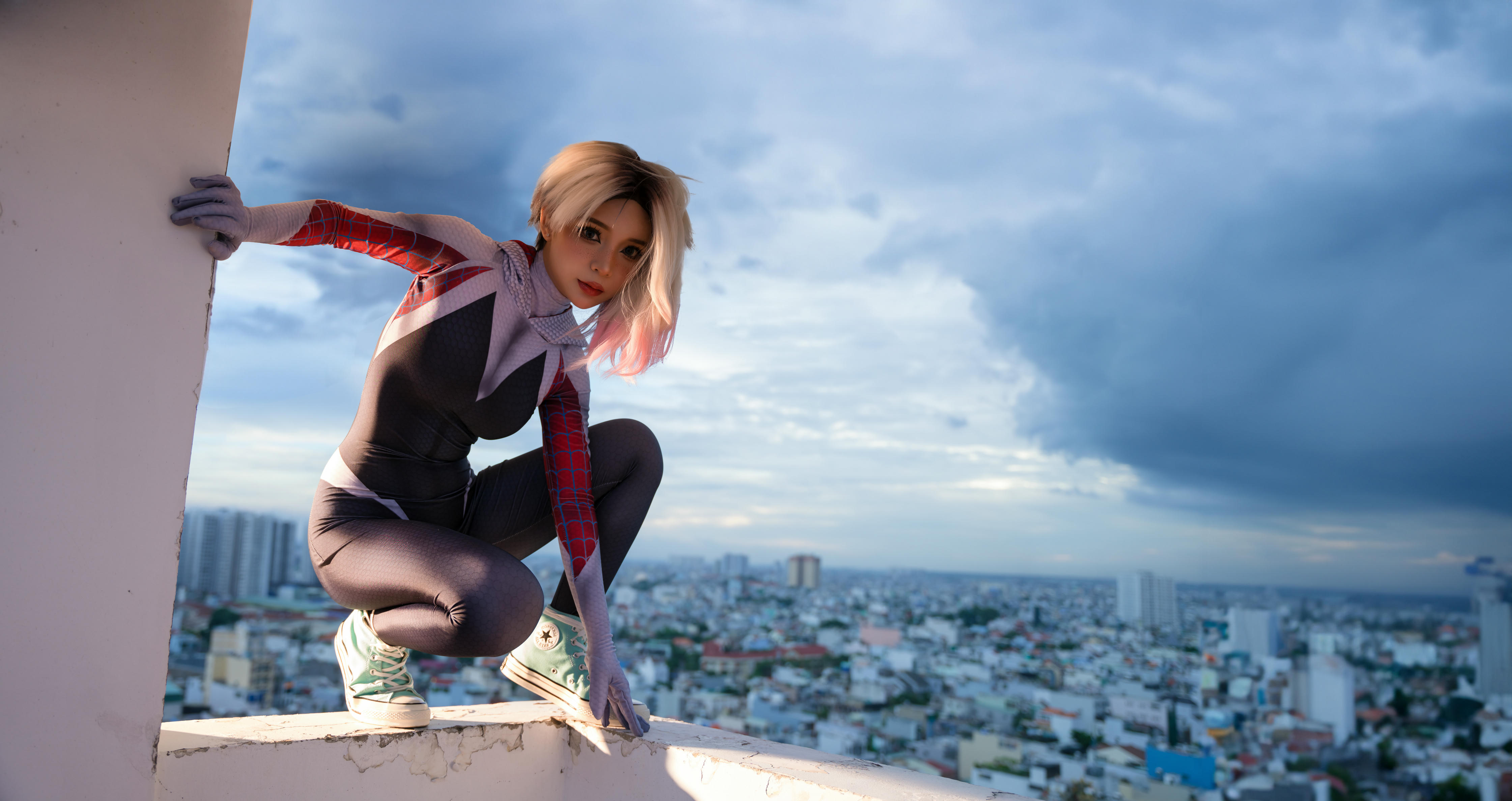 越南coser-Umeko J NO.053 Spider Gwen [149P+1V／1.27GB]_第1集
