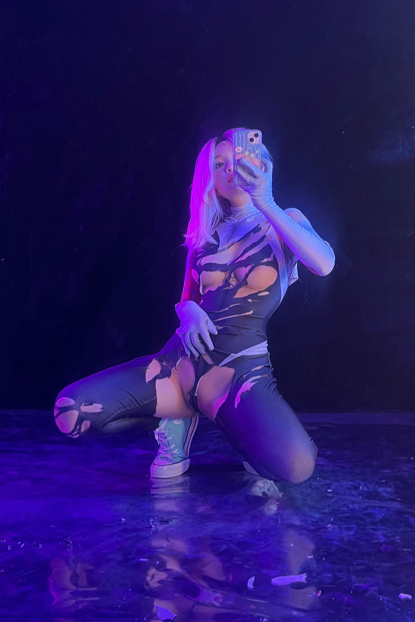 越南coser-Umeko J NO.053 Spider Gwen [149P+1V／1.27GB]_第6集