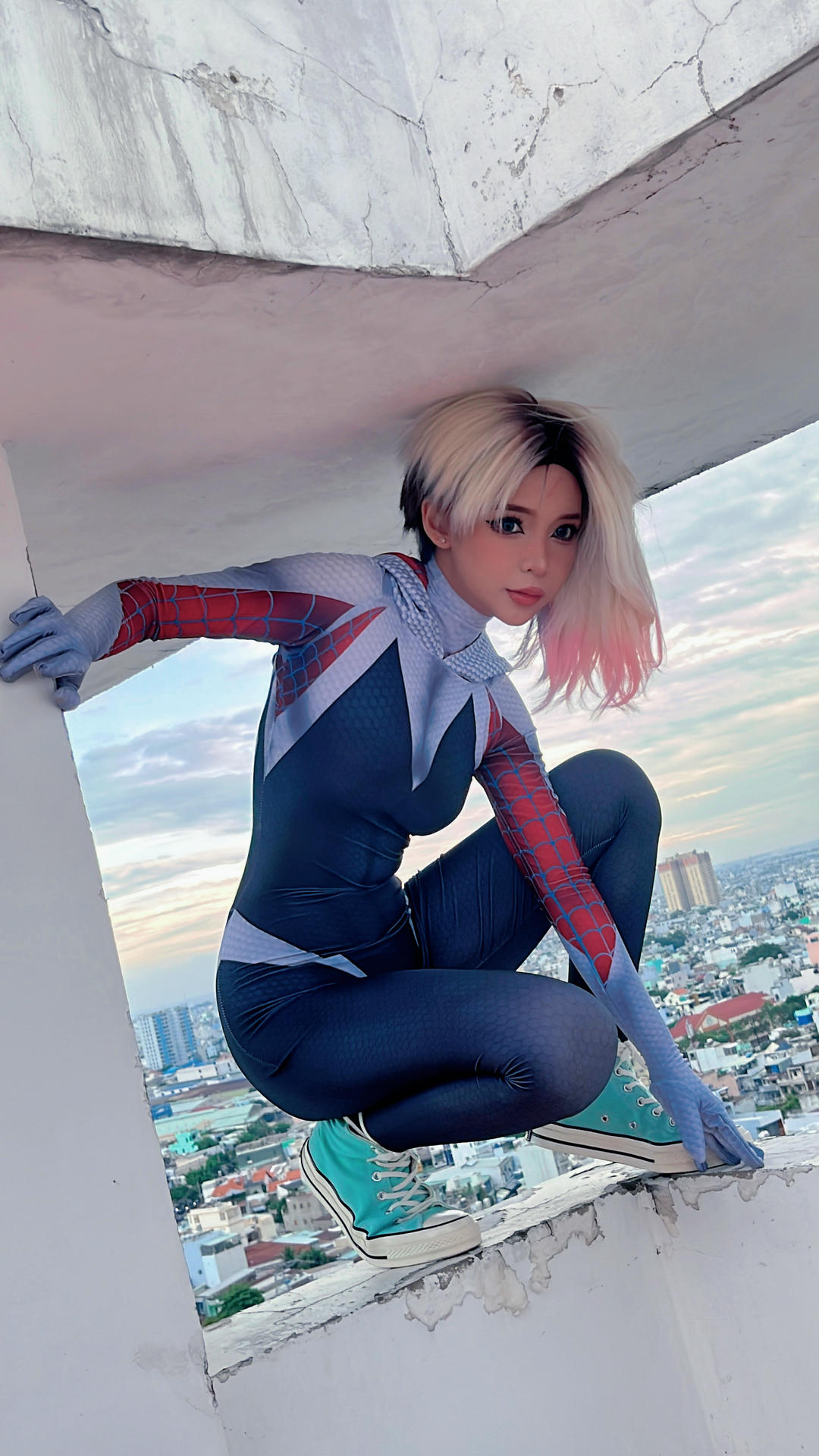越南coser-Umeko J NO.053 Spider Gwen [149P+1V／1.27GB]_第7集