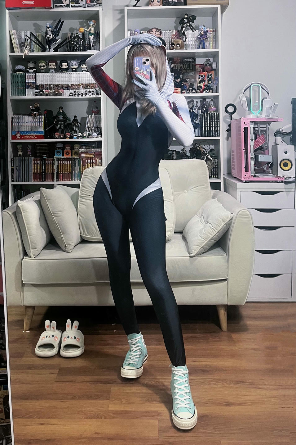 越南coser-Umeko J NO.053 Spider Gwen [149P+1V／1.27GB]_第7集