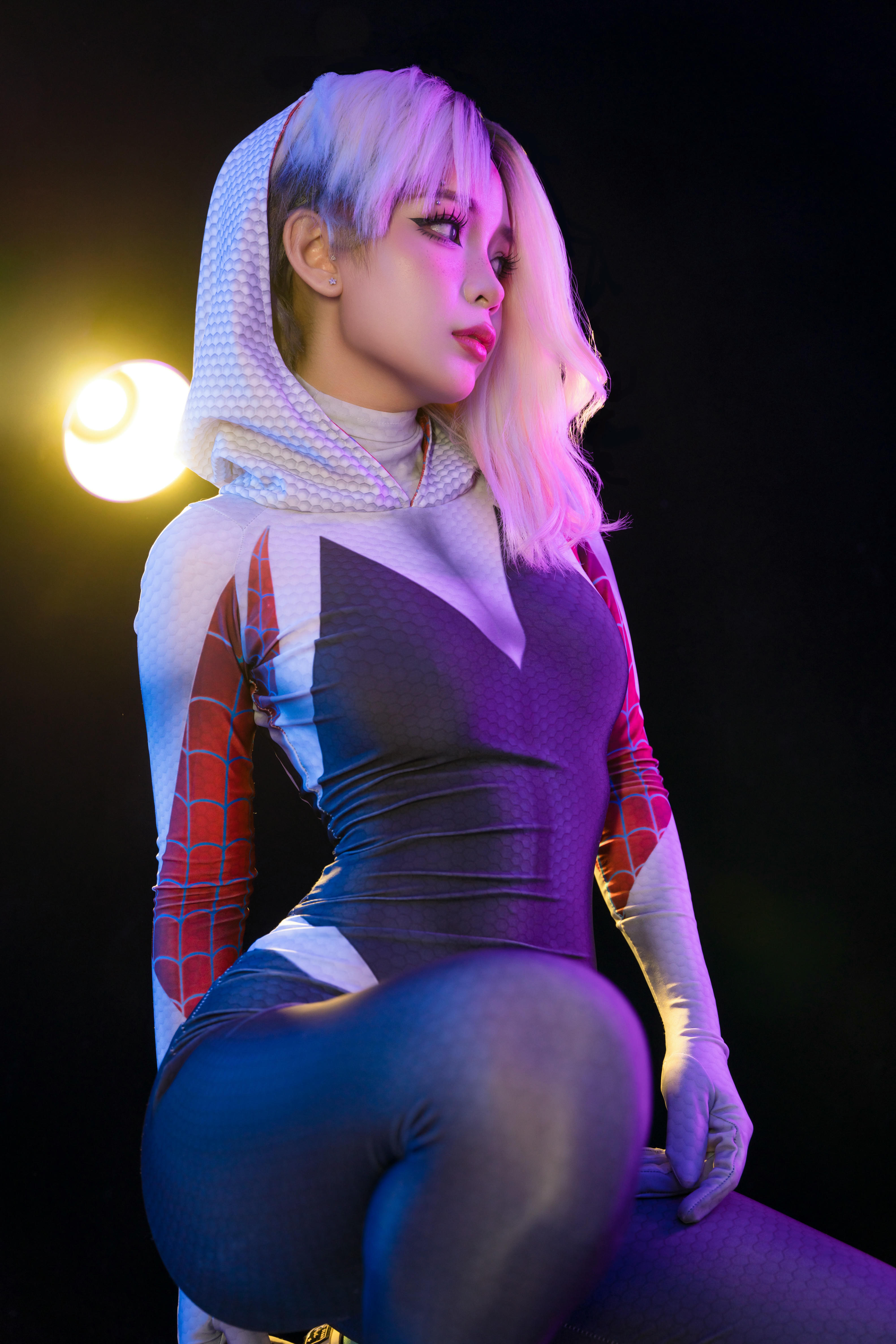 越南coser-Umeko J NO.053 Spider Gwen [149P+1V／1.27GB]_第2集