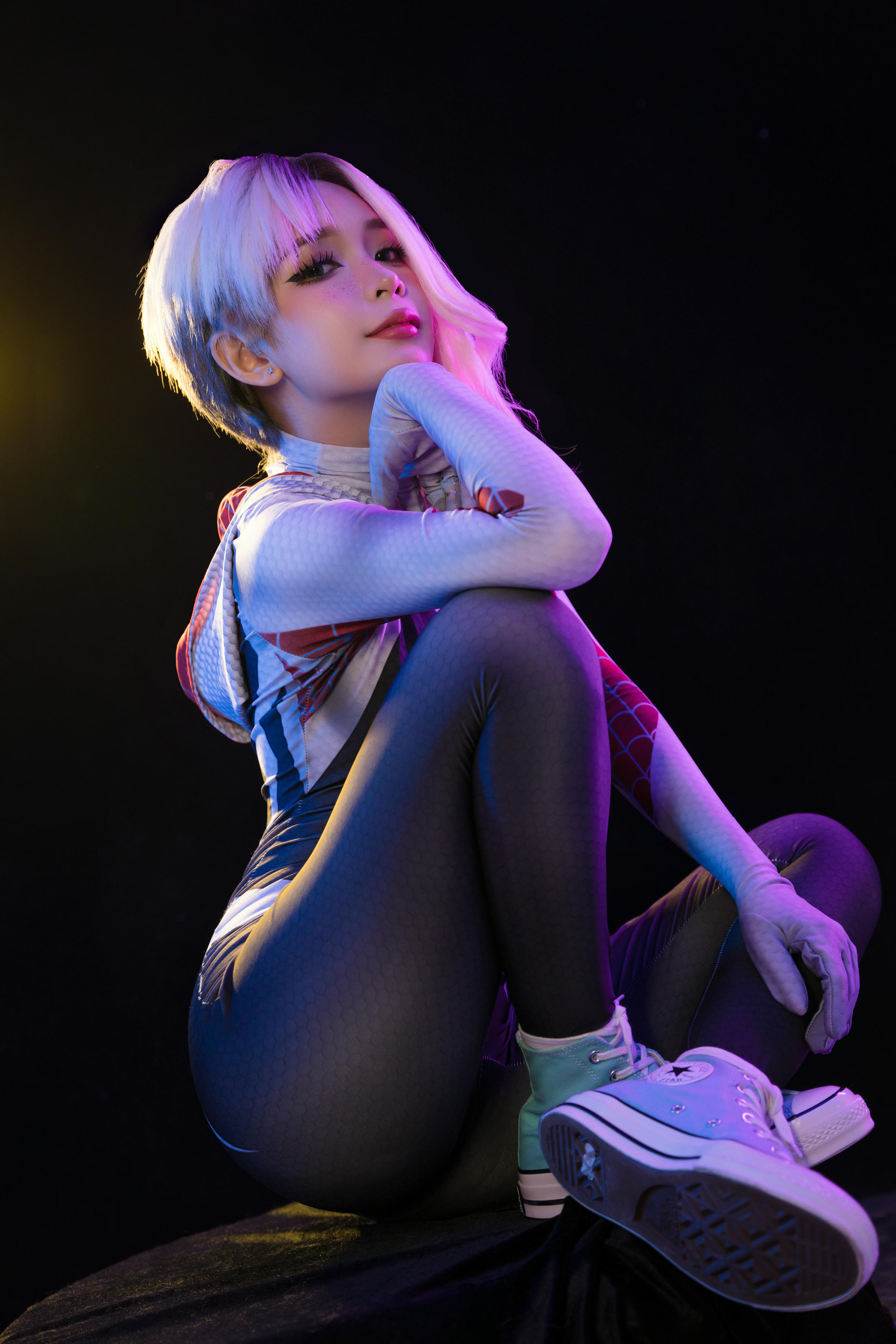 越南coser-Umeko J NO.053 Spider Gwen [149P+1V／1.27GB]_第2集