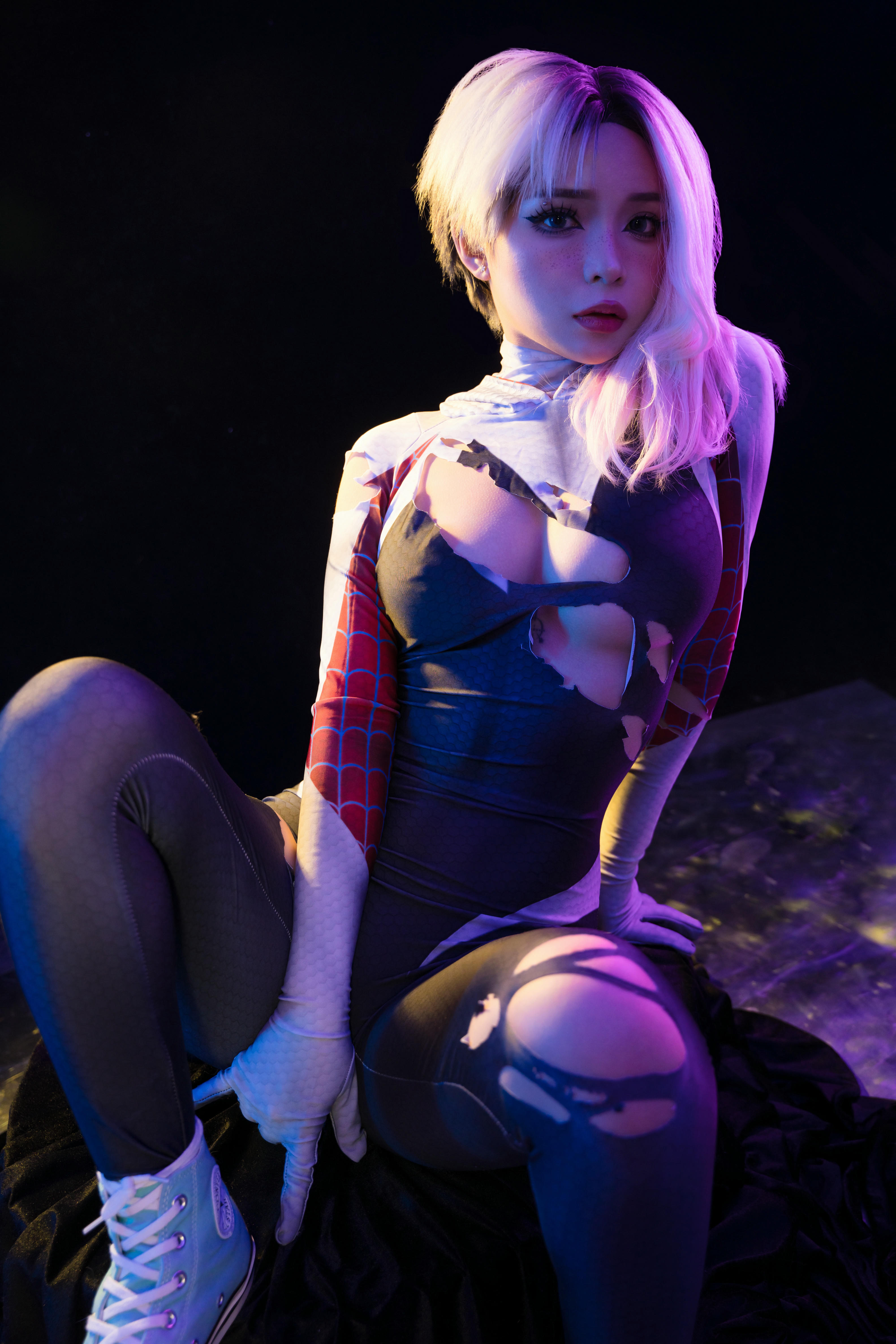 越南coser-Umeko J NO.053 Spider Gwen [149P+1V／1.27GB]_第2集