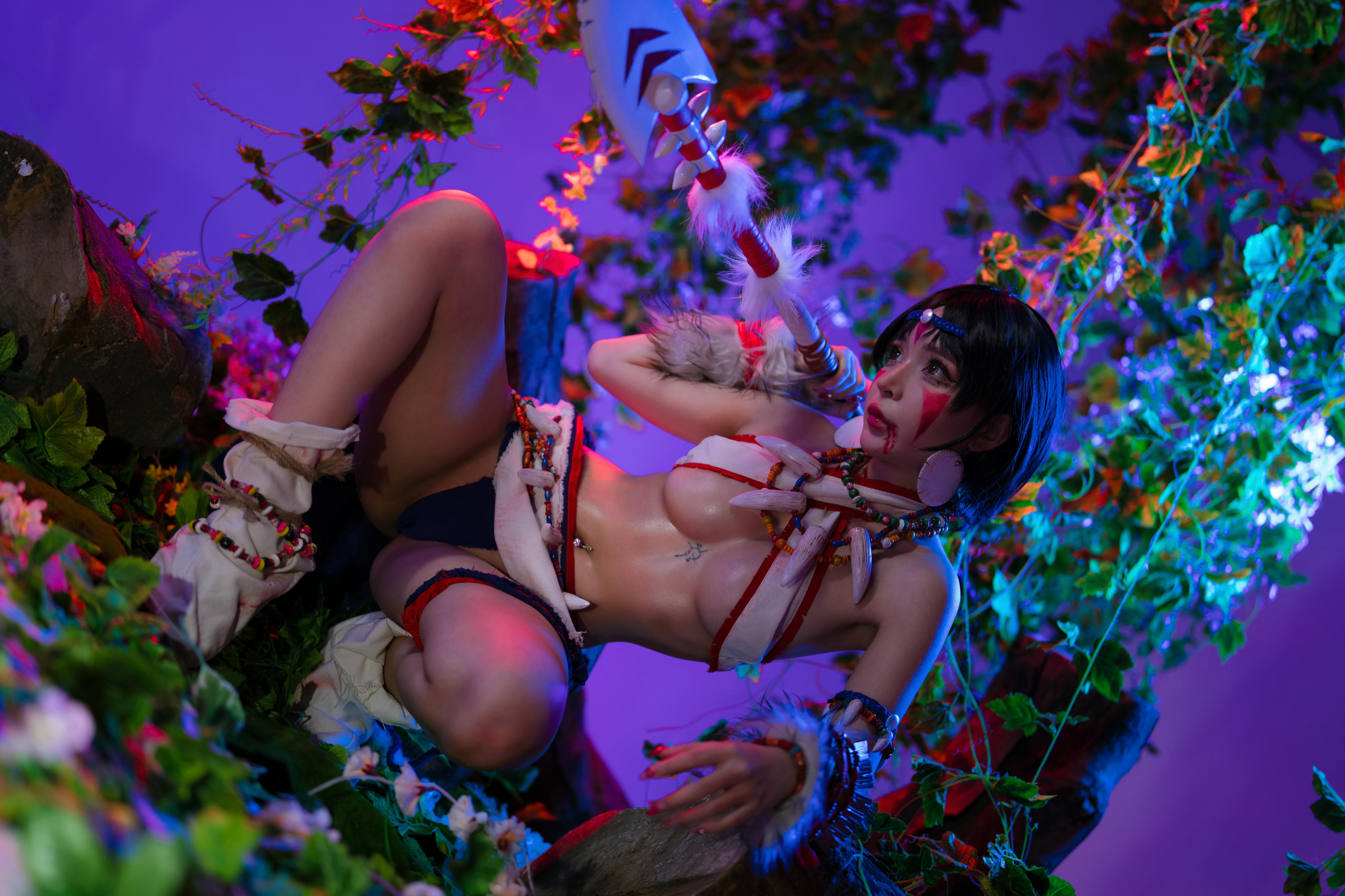越南coser-Umeko J NO.069 Princess Mononoke[109P-691.3M]_第2集