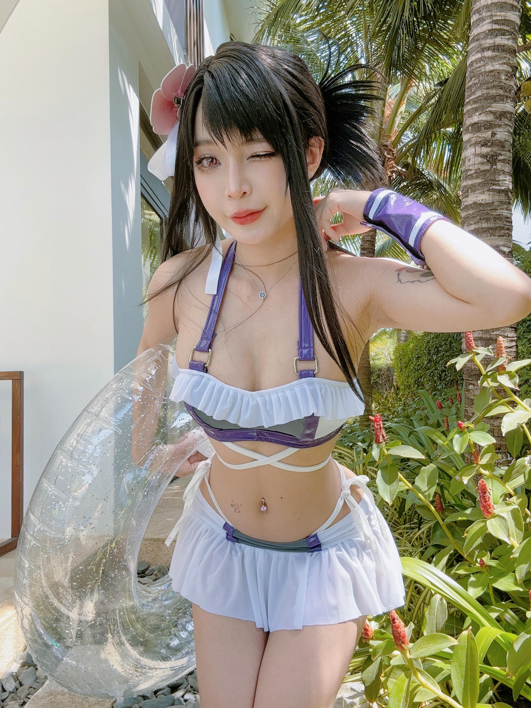 越南coser-Umeko J NO.079 Tifa Lockhart Swimsuit Final Fantasy[113P+14V／2.31GB]_第5集