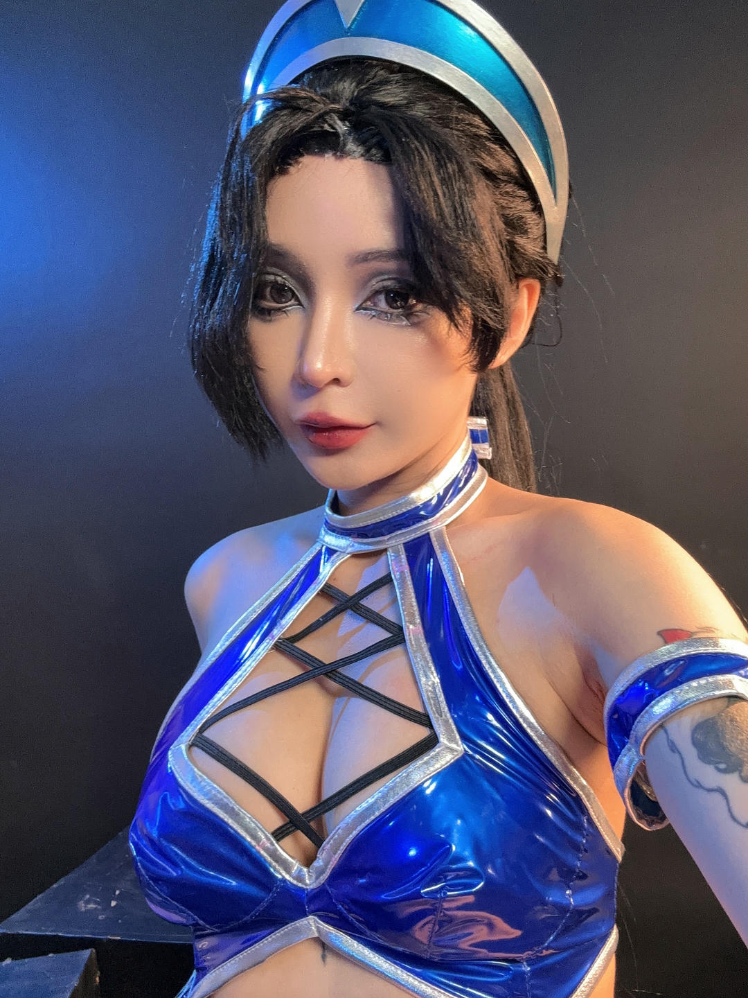 越南coser-Umeko J NO.080 cosplay Kitana Mortal Kombat [118P9V 2.54GB]-Pic_第5集