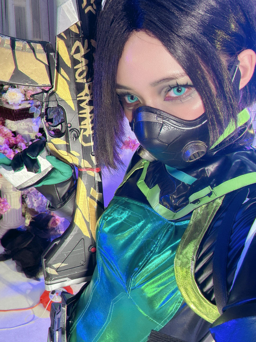 越南coser-Umeko J NO.081 cosplay Viper Valorant [133P10V 2.67GB]-Pic_第5集