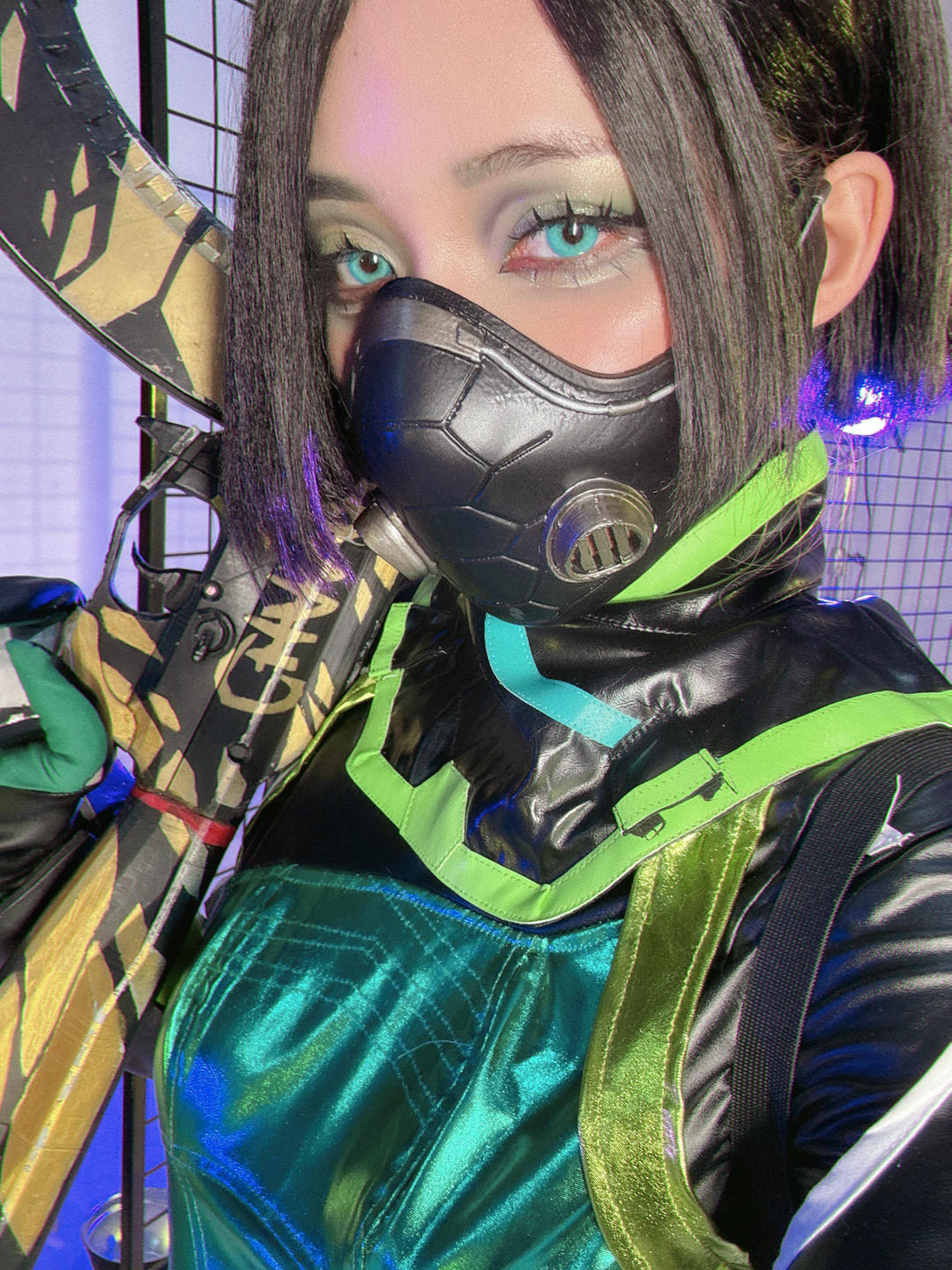 越南coser-Umeko J NO.081 cosplay Viper Valorant [133P10V 2.67GB]-Pic_第5集